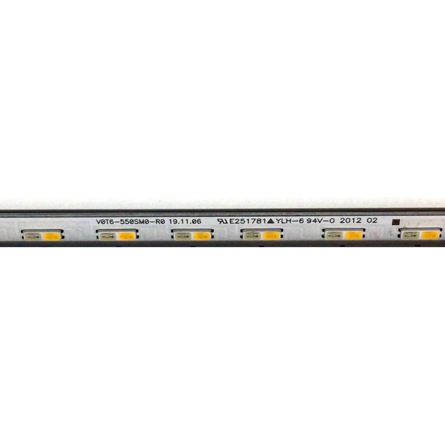LED PARA TV SAMSUNG / NUMERO DE PARTE 50383A / BN96-50383A / V0T6-550SM0-R0 / E251781 / BN61-16159A #002 / PANEL CY-RT055FGLV3H / MODELO QN55Q70 / QN55Q70TAFXZA FB03 / (MEDIDAS 1.20M x 15CM) - Imagen 3