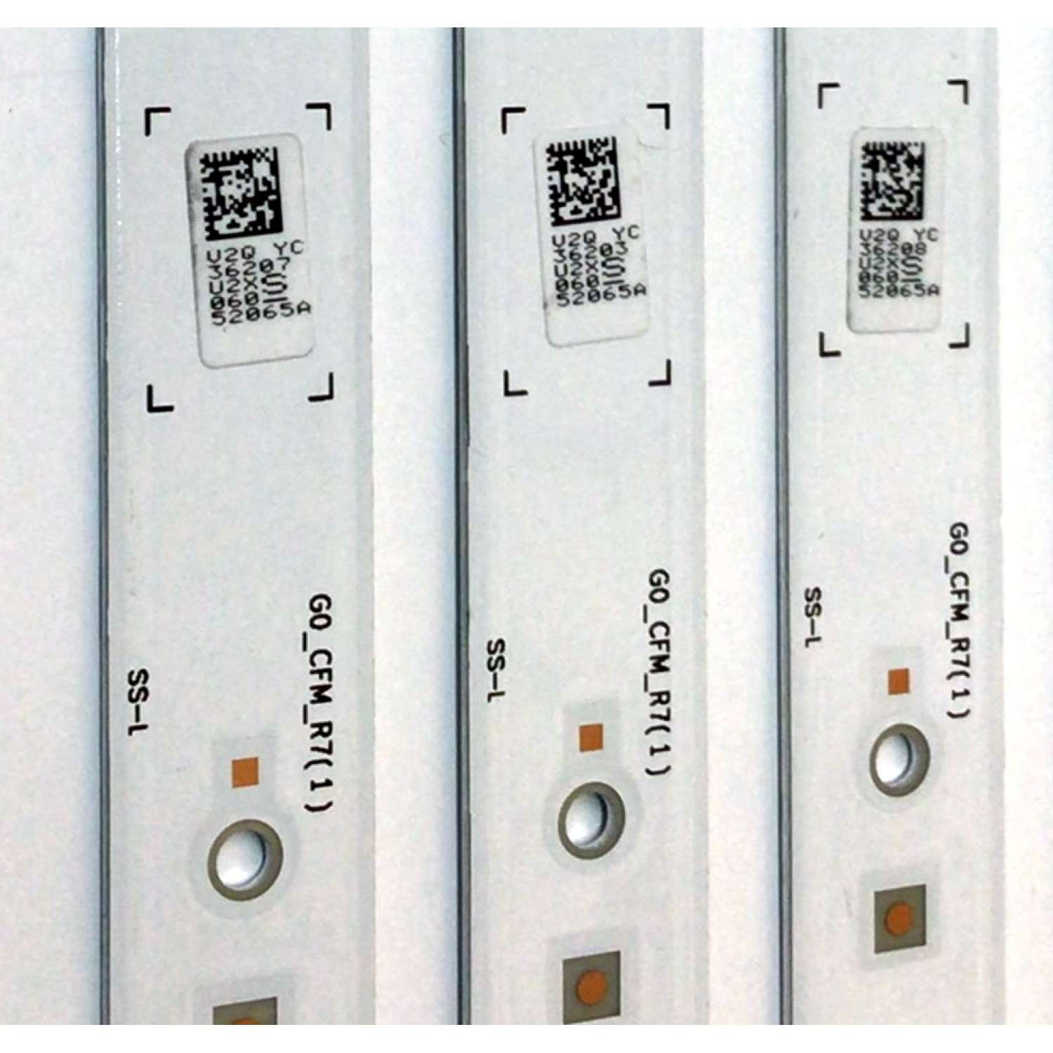 KIT DE LED'S PARA TV SAMSUNG (10 PIEZAS) / BN96-52063A / BN96-52065A / LM41-01033A / LM41-01034A / LM41-00895A / LM41-00896A / G0_CFM_R / G0_CFM_L / R1.0_TBD_100_6.5 / 52063A / 52065A / PANEL CY-BT070HGSV2H / MODELO UN70TU6980 / UN70TU6980FXZA YB02 - Imagen 3