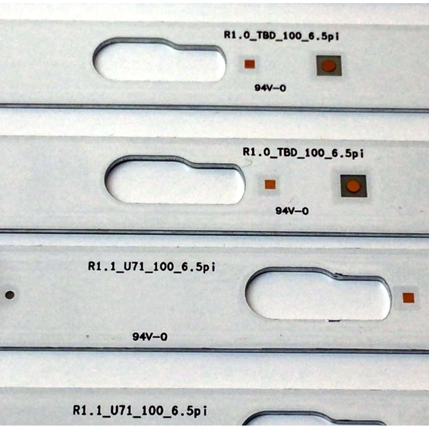 KIT DE LED'S PARA TV SAMSUNG (10 PIEZAS) / BN96-52063A / BN96-52065A / LM41-01033A / LM41-01034A / LM41-00895A / LM41-00896A / G0_CFM_R / G0_CFM_L / R1.0_TBD_100_6.5 / 52063A / 52065A / PANEL CY-BT070HGSV2H / MODELO UN70TU6980 / UN70TU6980FXZA YB02 - Imagen 4
