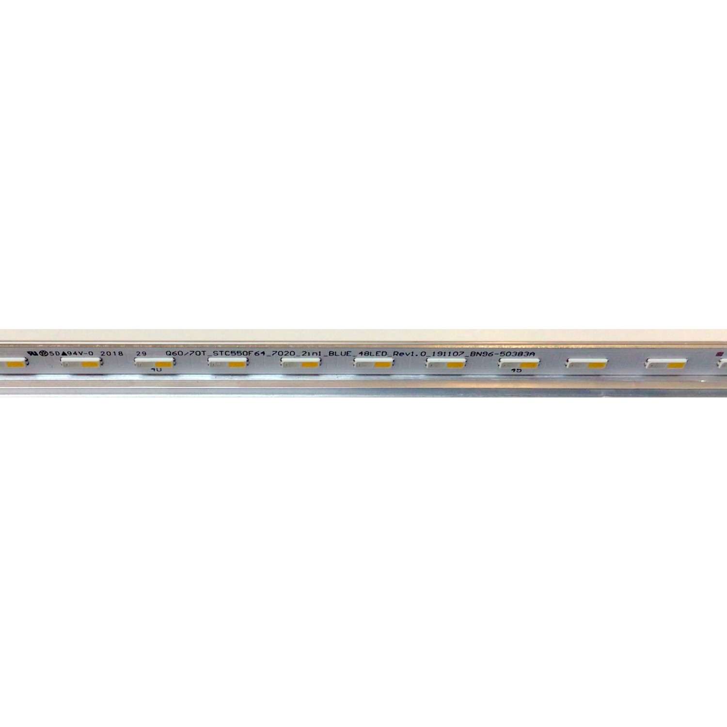 LED PARA TV SAMSUNG (1 PIEZA) / NUMERO DE PARTE BN96-50383A / STC550F64 / BN61-16156A / Q60/70T_STC550F64_7020_2IN1_BLUE_48LED_REV1.0_191107 / Q60/70T_STC550F64 / 200302 / PANEL CY-RT055FGLV3H / MODELO QN55Q70 / QN55Q70TAFXZA / ((MEDIDAS 1.20M x 15CM)) - Imagen 2