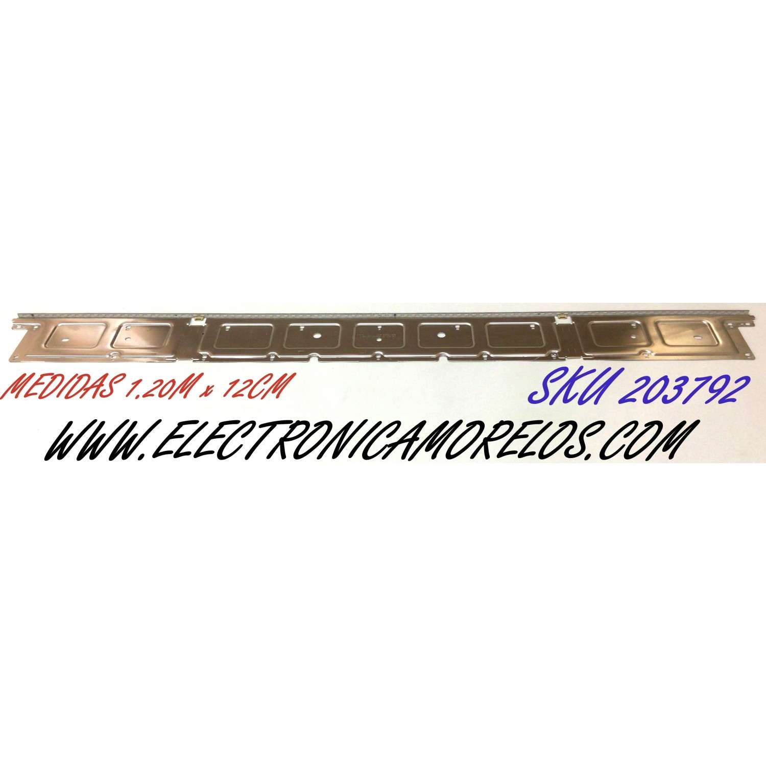 LED PARA TV SAMSUNG QLED / NUMERO DE PARTE 50383A / V0T6-550SM0-R0 / BN96-50383A / BN61-15485A / E251781 / PANEL CY-RT055HGHV4H / MODELO QN55Q60 / QN55Q60TBFXZA / (MEDIDAS 1.20M x 12CM)