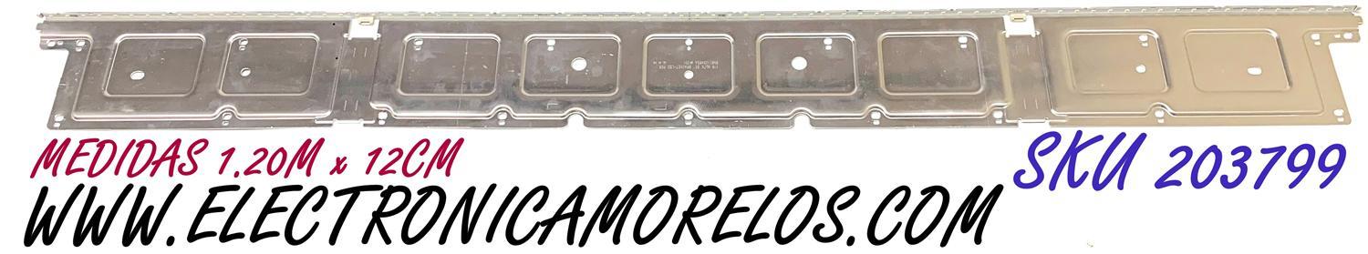LED PARA TV SAMSUNG ((1 PIEZA)) / NUMERO DE PARTE BN96-45913A / BN61-15485A / NU7100_STS550AU9_40LEDS_3030F_2C_REV1.0_180226 / MODELOS UN55NU / UN55RU /  UN55TU / UA55RU / UA55TU / UA55NU / UE55RU / UE55NU / MAS MODELOS EN DESCRIPCIÓN / ((1.21Mx12CM))