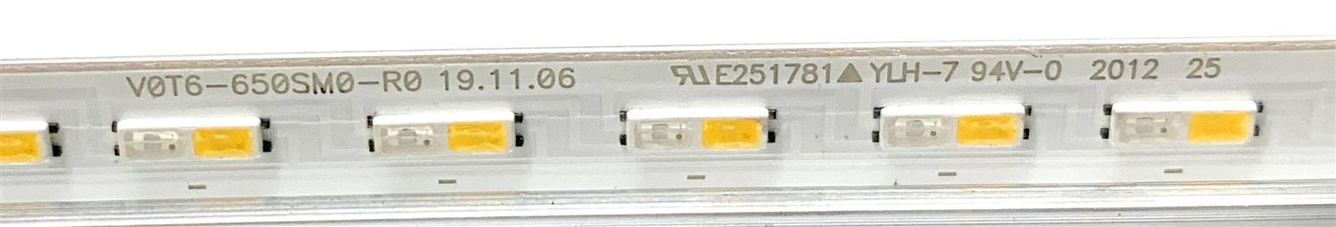 LED PARA TV SAMSUNG QLED / NUMERO DE PARTE 50385A / V0T6-650SM0-R0 / BN96-50385A / BN61-16157A / PANEL CY-RT065FGLV2H / MODELOS QN65Q7D / QN65Q7DTAFXZA FF02 / QN65LS03 / QN65LS03TAFXZA AA01 / ((MEDIDAS 1.42M x 15CM)) - Imagen 3