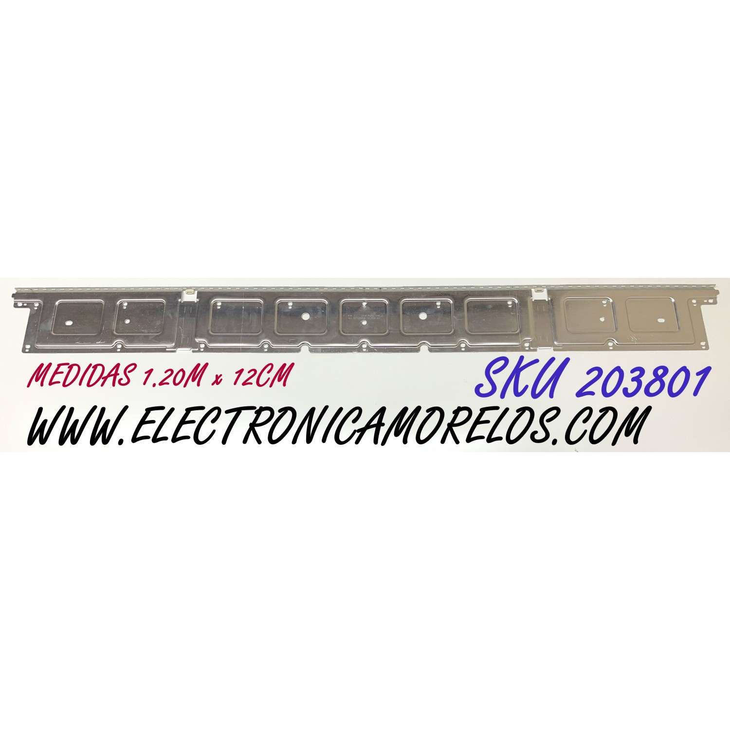 LED PARA TV SAMSUNG / NUMERO DE PARTE V0T8-550SM0-R0 / BN96-50379A / BN61-15485A / Y18 NU7K 55'' / E251781 / PANEL CY-NT055HGAV1H / MODELO UN55TU850 / UN55TU850DFXZA / (MEDIDAS 1.20M x 12CM)