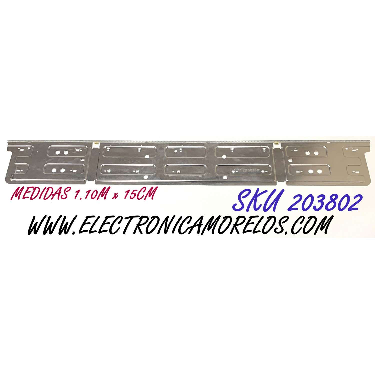 LED PARA TV SAMSUNG QLED / NUMERO DE PARTE BN96-52591A / BN61-17491A / BN61-17491A001 / ES50SVQFPBGA58 / REV00 ES50SVQFPBGA58 / E466169 / Y21 Q60A. 50'' / PANEL CY-QA050HGNV1H / MODELO QN50Q6DAAFXZA DA01 / QN50Q60AAFXZA DA01 / ((MEDIDAS 1.10M x 15CM))