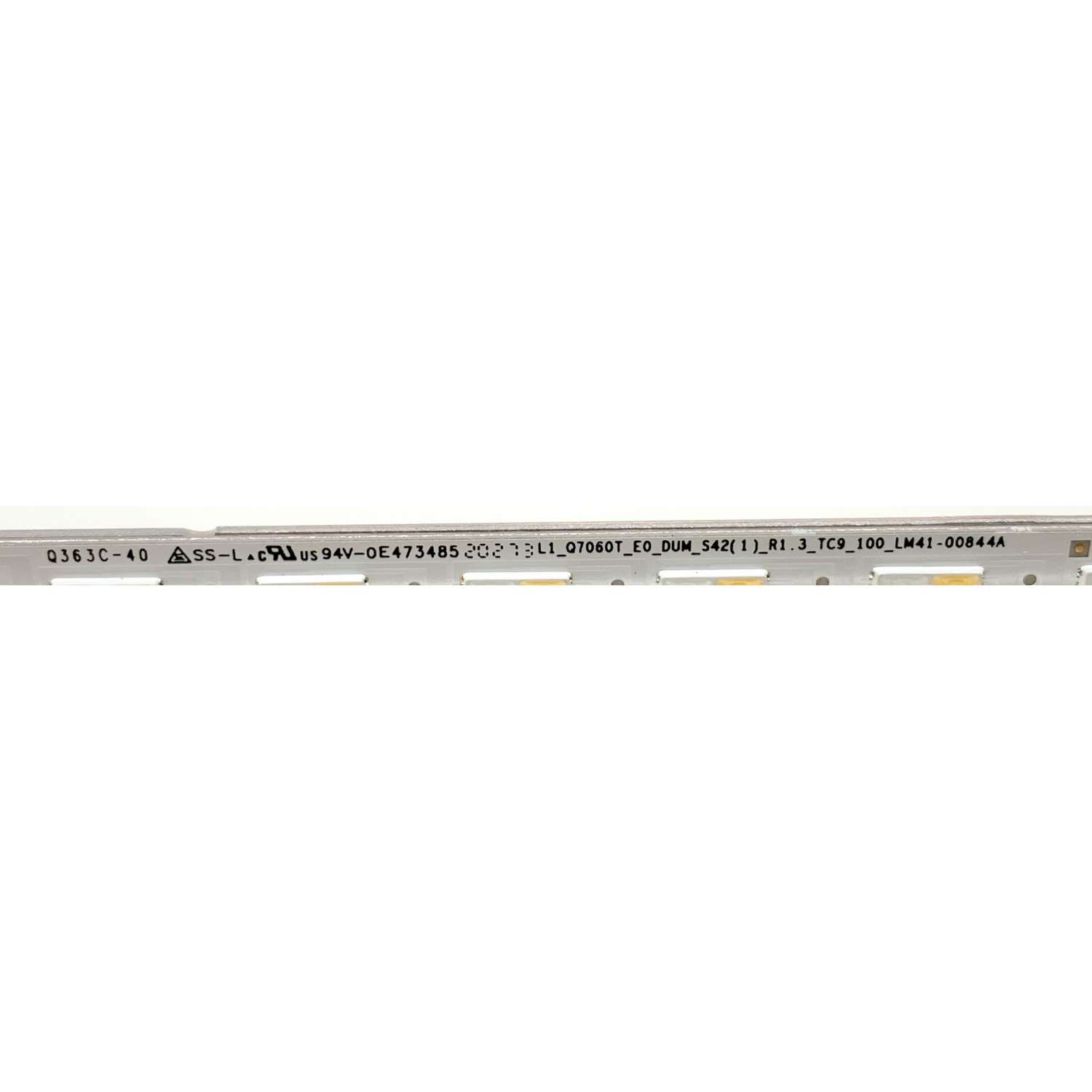 LED PARA TV SAMSUNG QLED / NUMERO DE PARTE 50382A / BN96-50382A / LM41-00844A / BN61-15484B / L1_Q7060T_E0_DUM_S42(1)_R1.3_TC9_100_LM41-00844A / PANEL CY-RT050HGNV2H / MODELO QN50Q60 / QN50Q6D / QN50Q60TAFXZA DB03 / ((MEDIDAS 1.10M x 12CM)) - Imagen 4