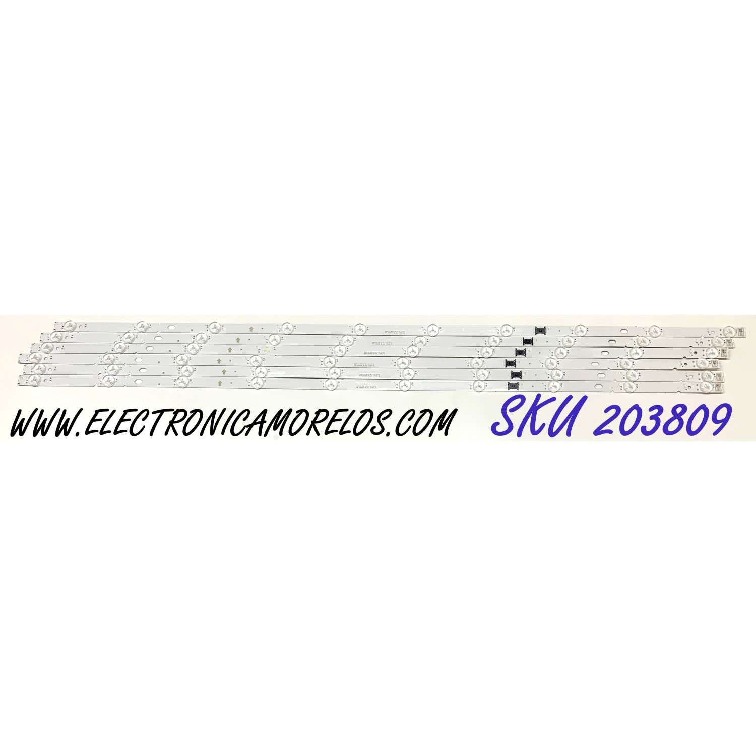 KIT DE LED'S PARA TV SONY (6 PIEZAS) / NUMERO DE PARTE LB4902H / 4902H00001 / 4902H00004 / 7790A / N50F3C685 / N50F 3C685 / E469119 / PANEL YSBM050CNU11 / MODELO KD-50X80J / KD50X80J