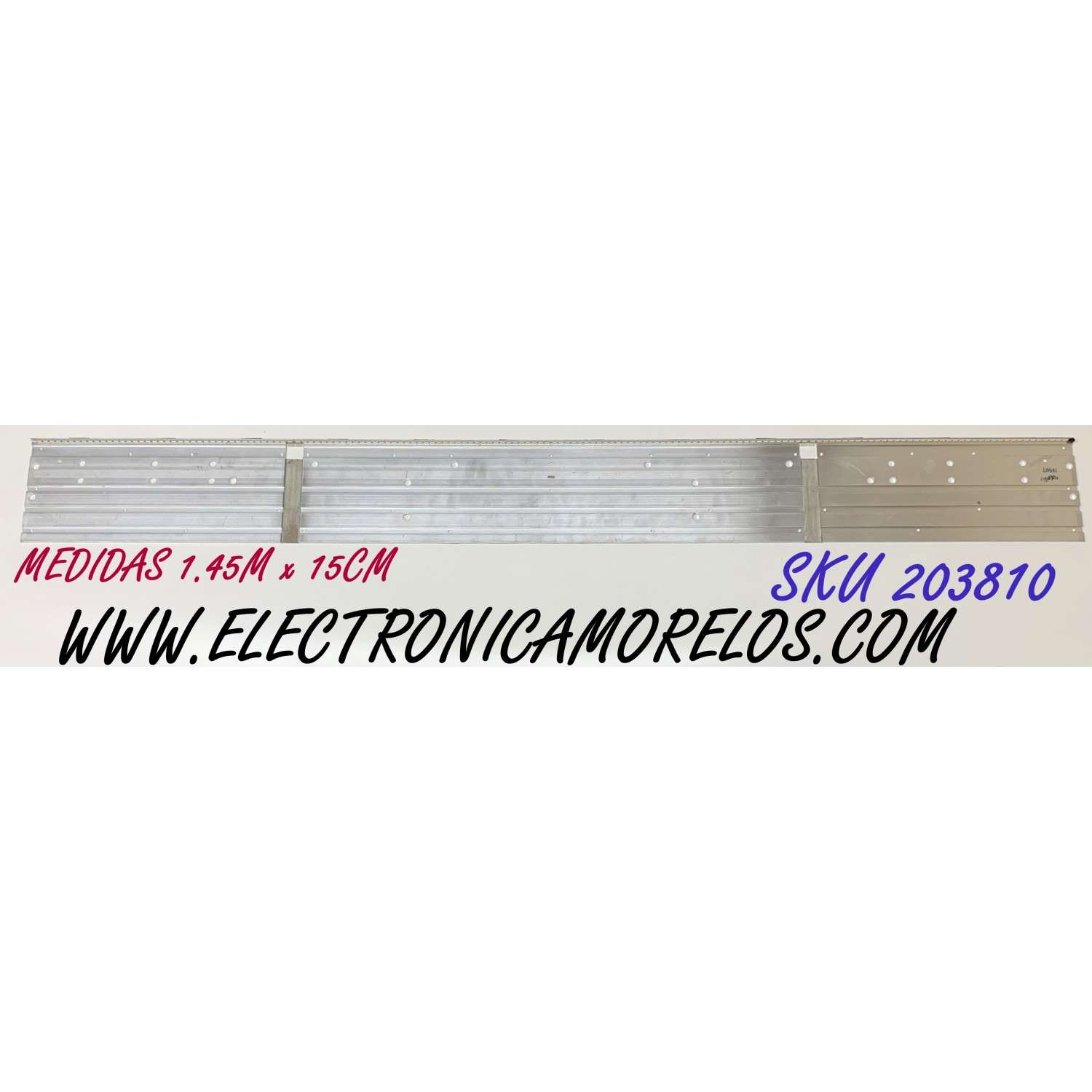 LED PARA TV VIZIO / NUMERO DE PARTE 650TA05 V0 / 650TA05 V1 / 73.65T09.001 / 73.65T09.001-3-CC2 / 13130N / PANEL T650HVJ02.1 / MODELO M651D-A2 / M651D-A2R LWJAOFDP / ((MEDIDAS 1.45M x 15CM))