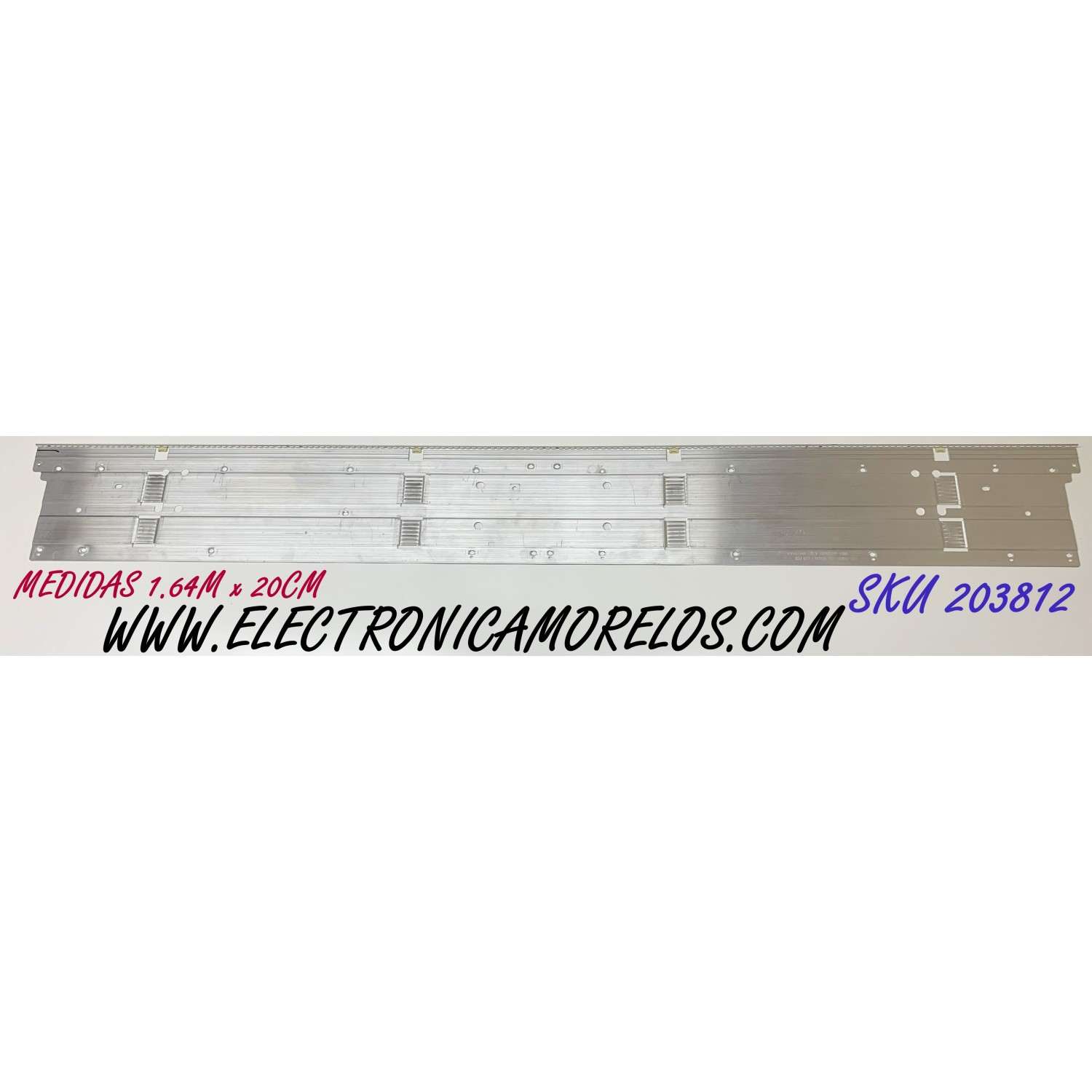 LED PARA TV SAMSUNG QLED / NUMERO DE PARTE V0T6-750SM0 / BN96-50386A / BN61-16849X001 / Y20 75Q60T/70T / BN61-16849X / PANEL CY-RT075HGHV2H / MODELOS QN75Q60 / QN75Q6D / QN75LS03 / QN75Q60TB / QN75Q7D / QN75Q70 / ((MEDIDAS 1.64M x 20CM))