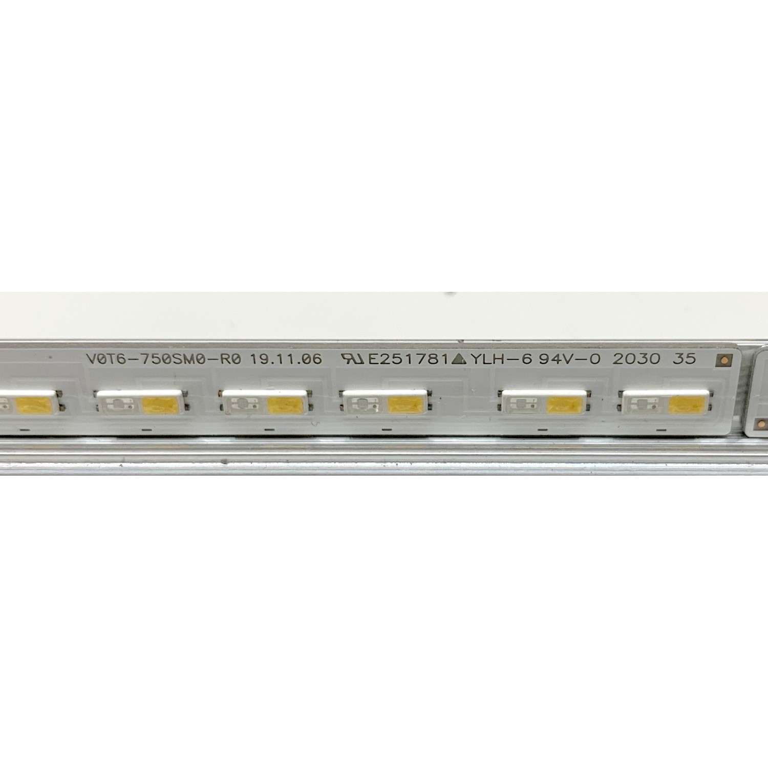 LED PARA TV SAMSUNG QLED / NUMERO DE PARTE V0T6-750SM0 / BN96-50386A / BN61-16849X001 / Y20 75Q60T/70T / BN61-16849X / PANEL CY-RT075HGHV2H / MODELOS QN75Q60 / QN75Q6D / QN75LS03 / QN75Q60TB / QN75Q7D / QN75Q70 / ((MEDIDAS 1.64M x 20CM)) - Imagen 5