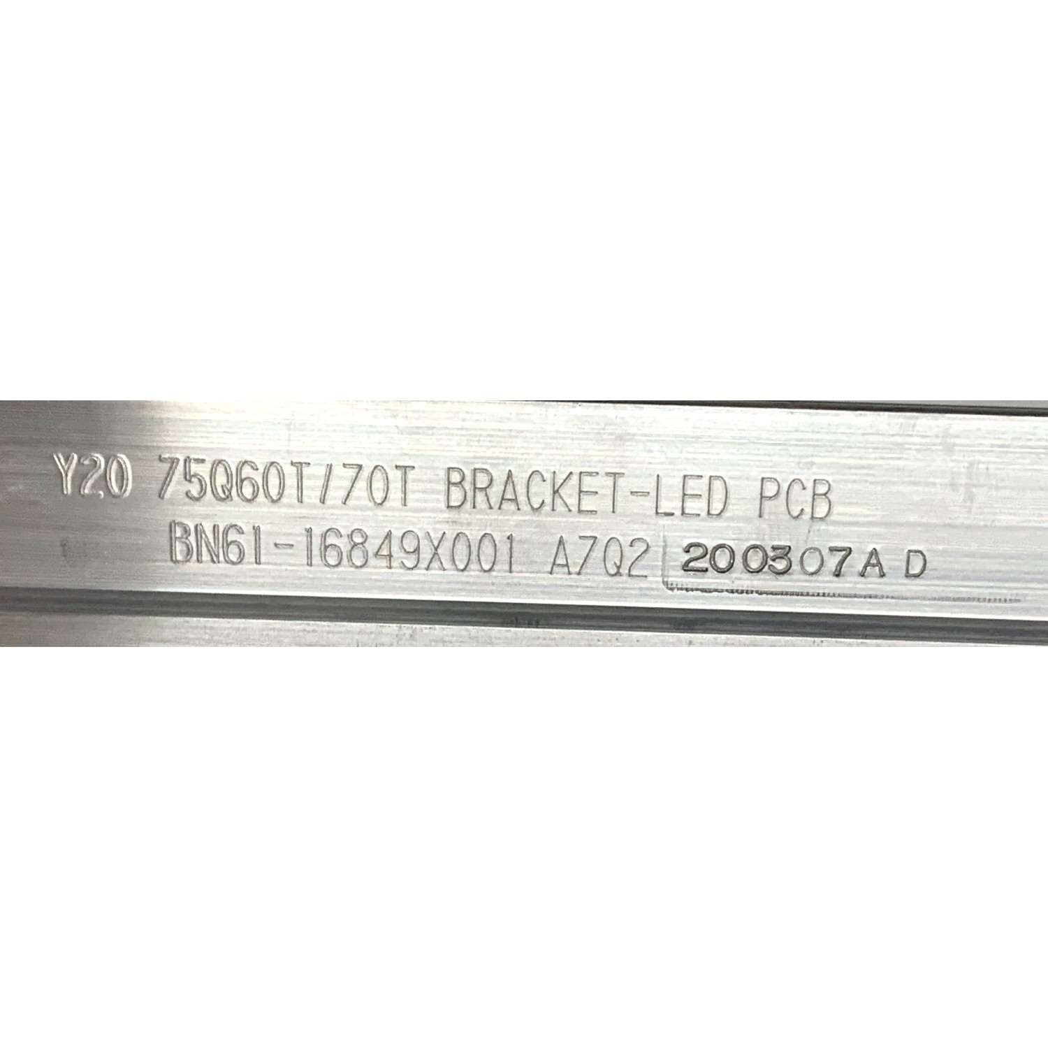 LED PARA TV SAMSUNG QLED / NUMERO DE PARTE STC750A72 / BN96-50386A / BN61-16849X / Q60/70T_STC750A72_70202IN1_BLUE_42LED_REV1.0_191107_BN96-50386A / PANEL CY-RT075HGHV2H / MODELOS QN75LS03 / QN75Q6 / QN75Q6D / QN75Q7 / HG75TS03 / ((MEDIDAS 1.64M x 20CM)) - Imagen 3