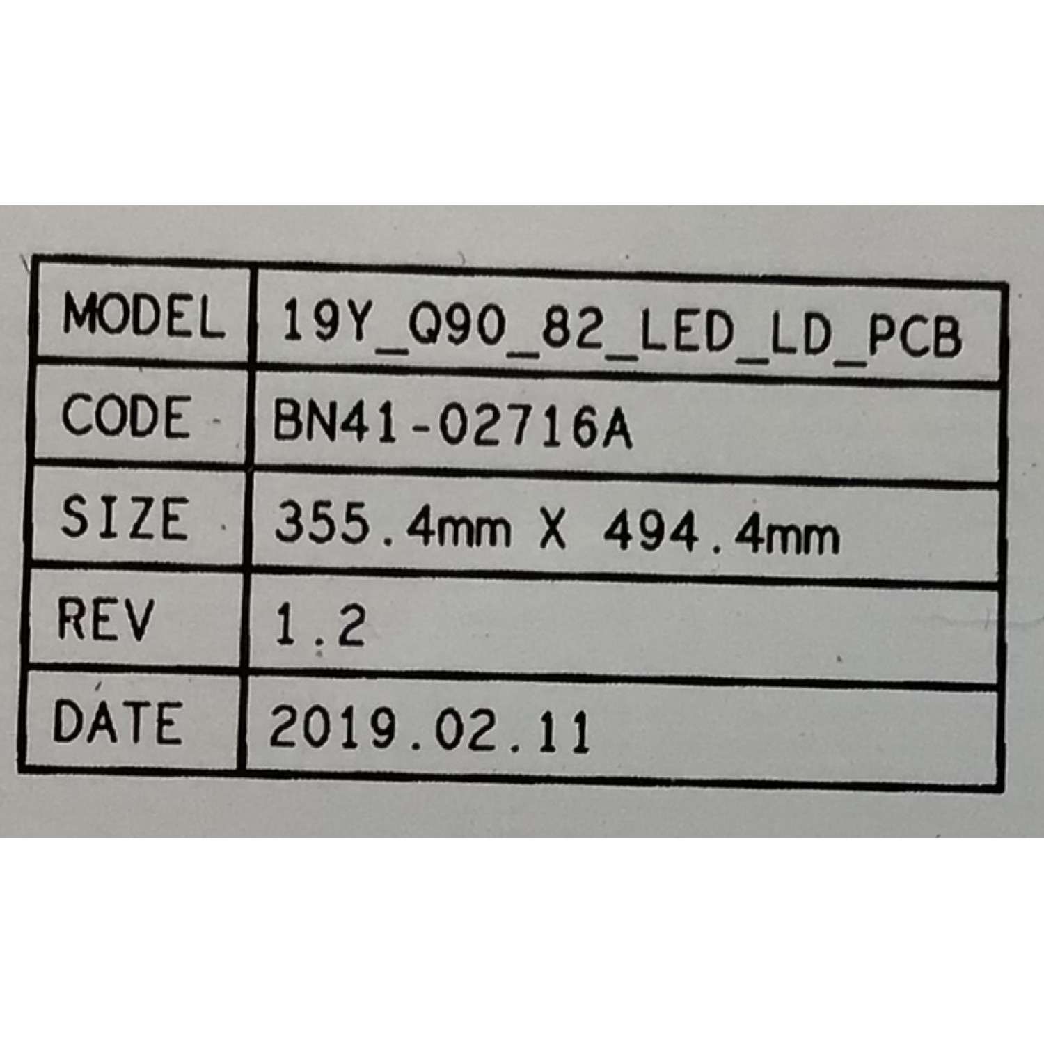 KIT DE LED'S PARA TV SAMSUNG ( 10 PZ ) / NUMERO DE PARTE BN41-02716A / BN97-16094A / BN4102716A / 02716A / 16094A / BN9716094A / 010204242710 / G91906160085 / MODELO QN82Q90RAFXZA / QN82Q90RAFXZC - Imagen 5