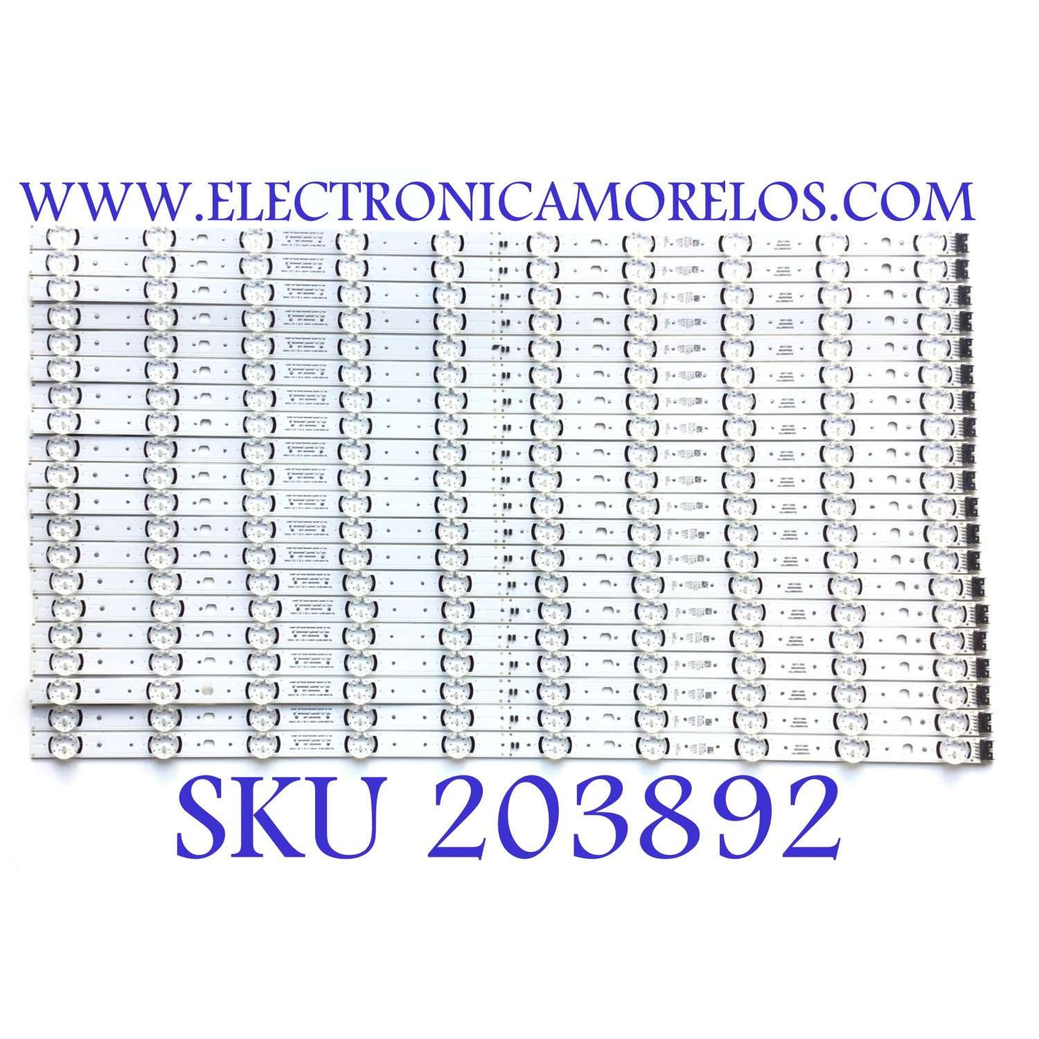 KIT DE LEDS PARA TV LG ( 20 PZ ) / NUMERO DE PARTE EAV65007701 / 55NANO90 / SSC-LGD / SSC_Y21_SLIMDRT_55NANO90_S / SSC_Y21_SLIMDRT_55NANO90_REV00_LGD_200919 / MODELO 55NANO90UPA.BUSYLJR