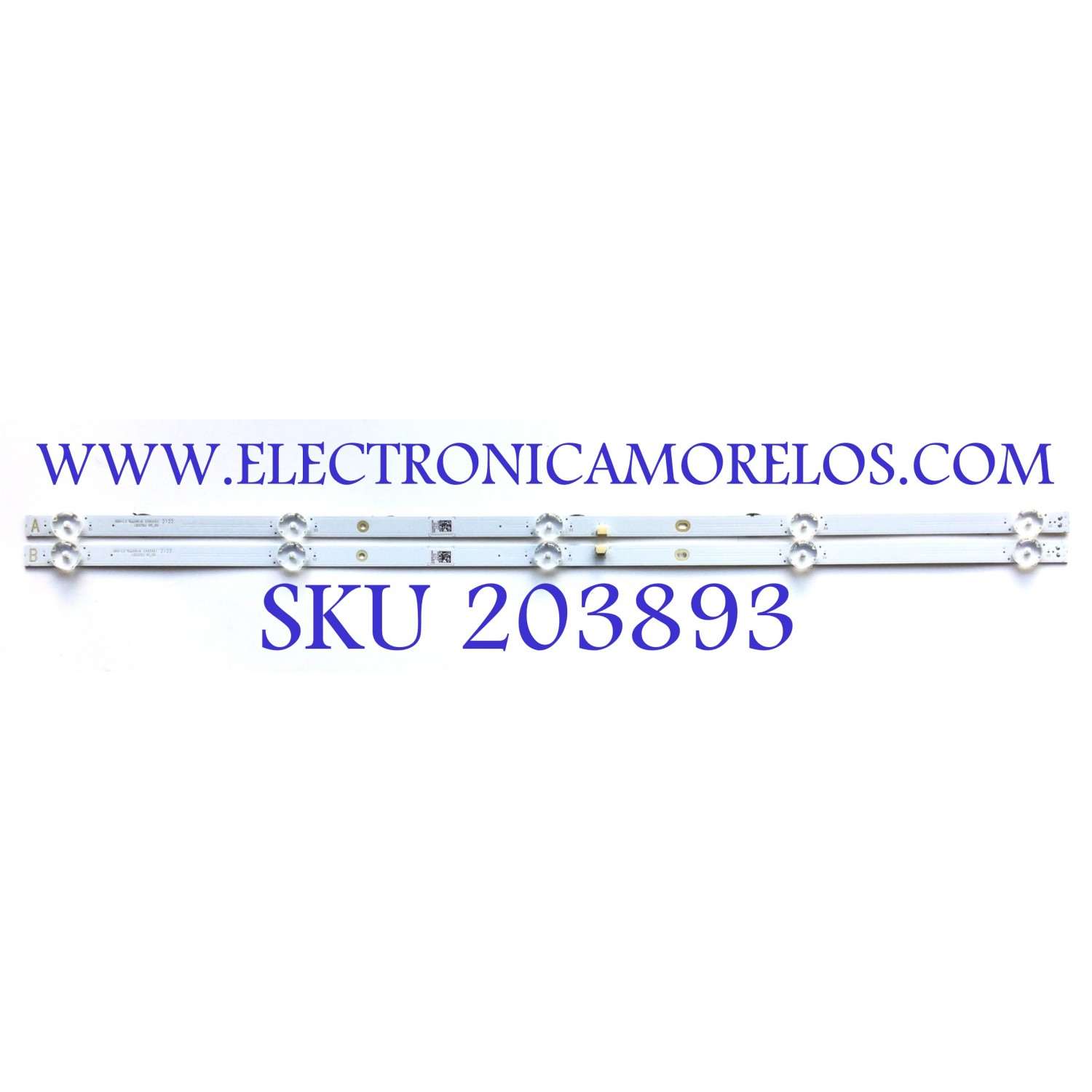KIT DE LED'S PARA TV INSIGNIA ((2 PIEZAS)) / NUMERO DE PARTE LB3212J / LB3212J V0_00 / LB3212J V1_00 / HBH-L2 / E493461 / 09810108SH10 / 09810108SH11 / DISPLAY ST3151A07-2 / MODELOS NS-32F201NA22
