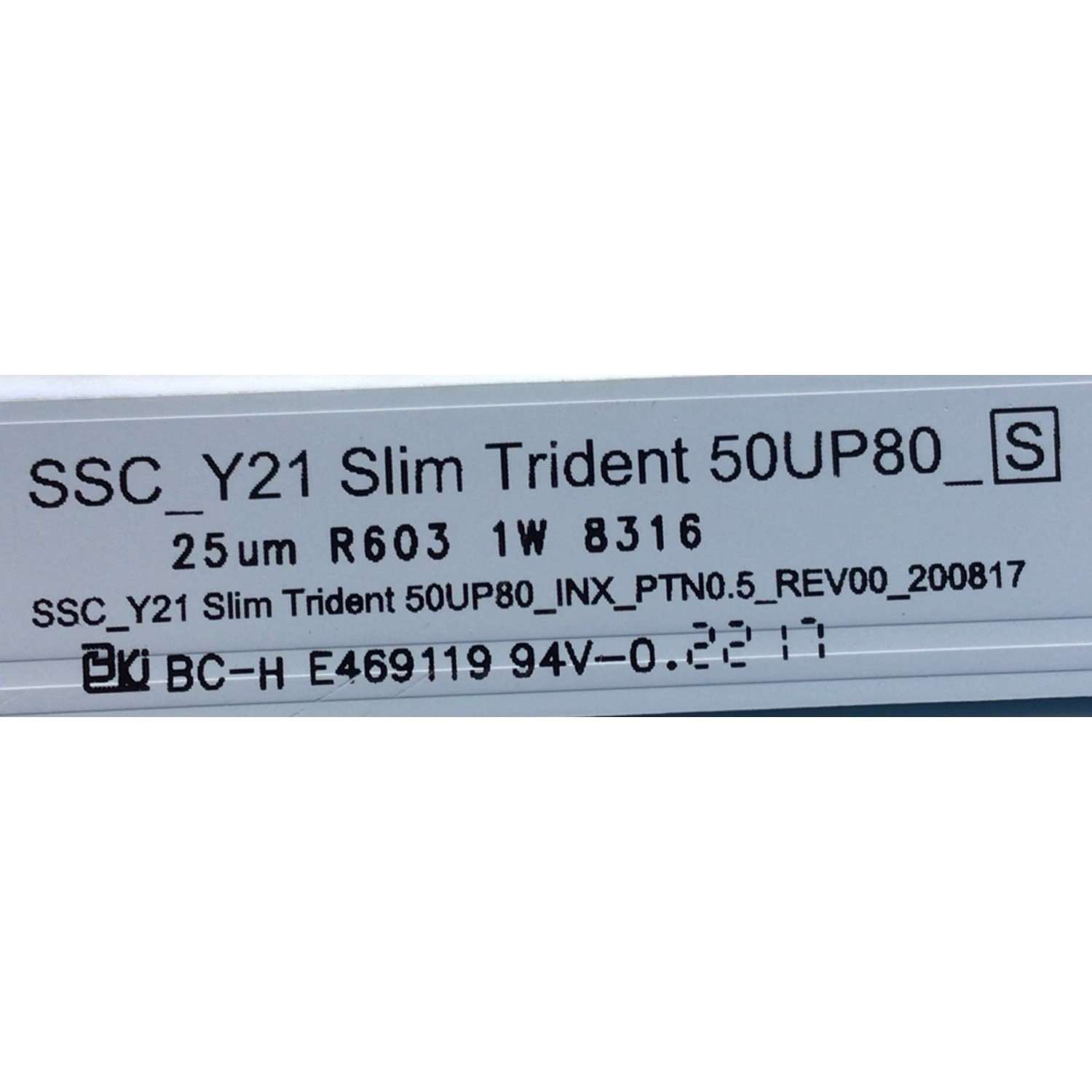 KIT DE LEDS ORIGINAL PARA TV LG 6 PIEZAS / NUMERO DE PARTE EAV65036101 / SSC_Y21 SLIM TRIDENT 50UP80_S / SSC_Y21 SLIM TRIDENT 50UP80_INX_PTN0.5_REV00_200817 / PANEL NC500TQG -VKKH5 / MODELO 50UP81006LR.BEKJLJP - Imagen 2