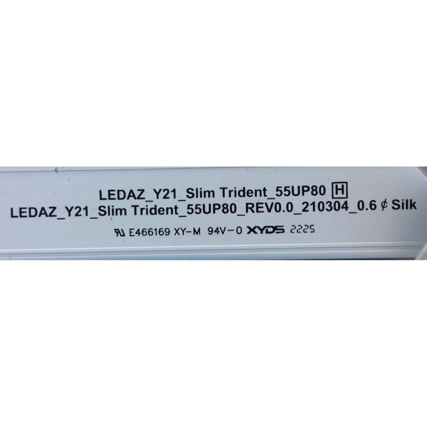 KIT DE LEDS PARA TV LG ORIGINAL 7 PIEZAS / NUMERO DE PARTE EAV65041601 / LEDAZ_Y21_SLIM TRIDENT_55UP80 H / LEDAZ_Y21_SLIM TRIDENT_55UP80_REV0.0_210304_0.6 / PANEL NC550TQG -VCKH5 / MODELOS 55UP8000PUA / 55UQ7070ZUE - Imagen 3