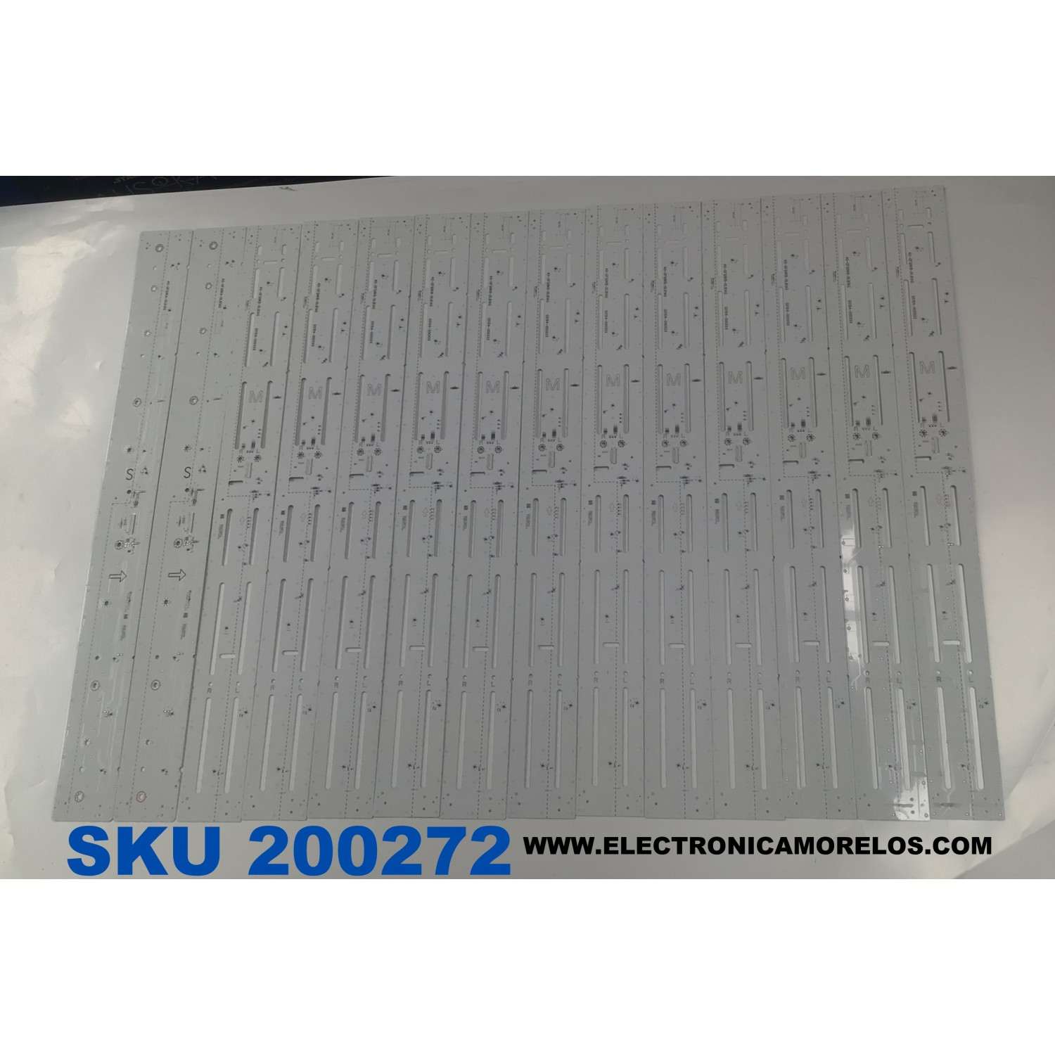 KIT DE LEDS PARA TV TCL ORIGINAL 14 PIEZAS / NUMERO DE PARTE 40-GFQ9KB / 40GFKA / 40-GFQ9KB-DLB1AG / 40-GFQ9KA-DLB1AG / G0104-000XXX / N0102-000211 / N0102-000252 / 460K0/ESP/T4 / 240317 / PANEL LVU650NDJL / DISPLAY ST6451D08-5 VER.2.1 / MODELO 65QM751G