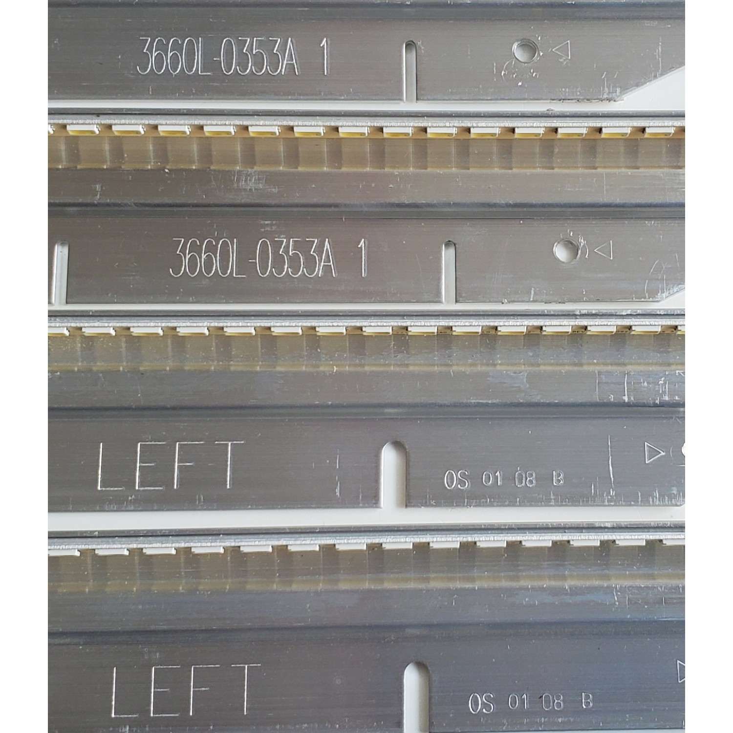 KIT DE LED'S PARA TV VIZIO ((4 PIEZAS)) / NUMERO DE PARTE 3660L-0352A / 3660L-0353A / LG innotek 42'' V5 Edge REV 0.3 (090923) B-Type 57EA AG0952 / LG innotek 42'' V5 Edge REV 0.3 (090923) A-Type 57EA AG0953 / LC420EUH / LC420EUS / MODELO M420VT LTKNH - Imagen 5