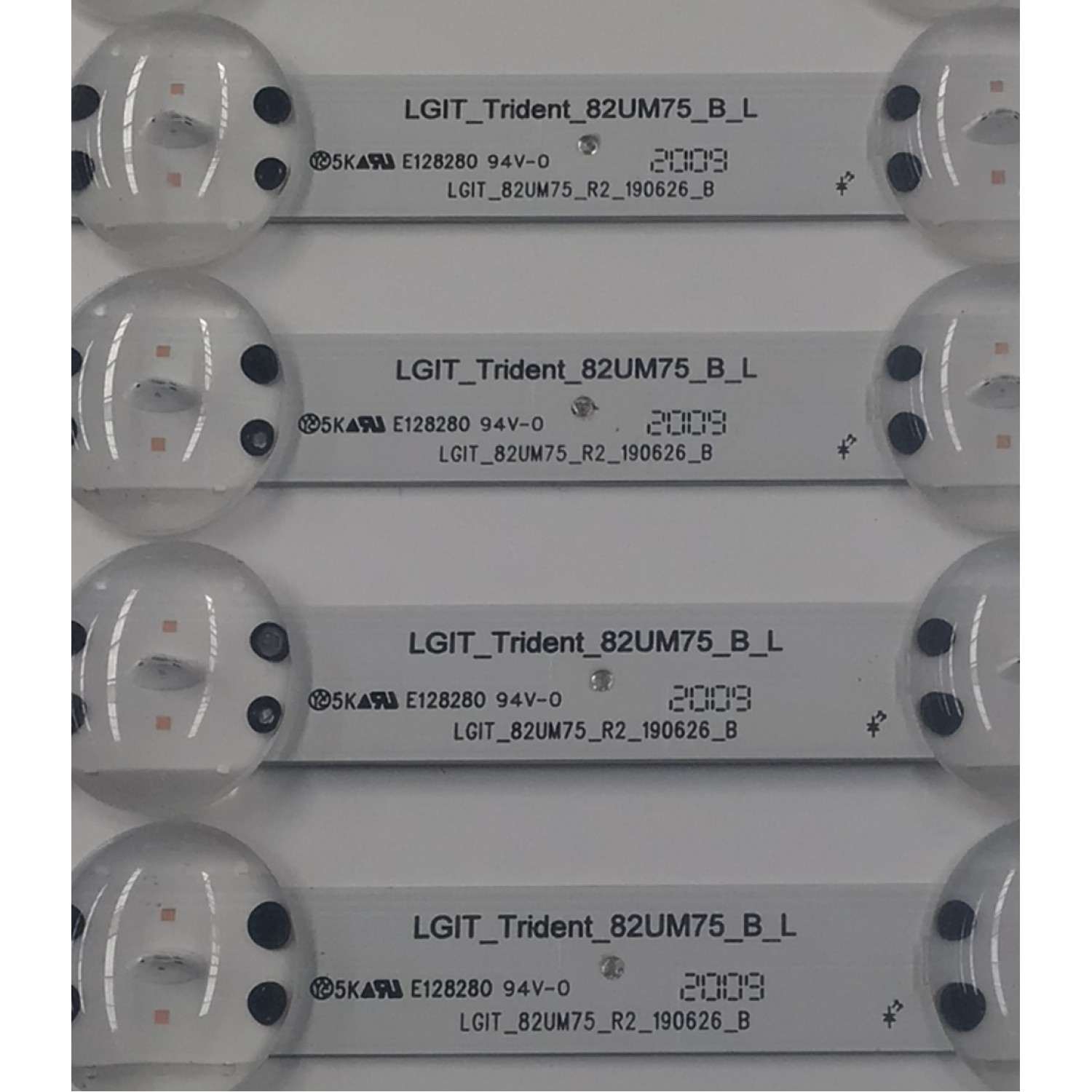 KIT DE LEDS PARA TV LG ORIGINAL 12 PIEZAS / NUMERO DE PARTE EAV64993801 / EAV64993901 / LGIT_TRIDENT_82UM75_A_L / LGIT_TRIDENT_82UM75_B_L / LGIT_82UM75_R2_190626_A / LGIT_82UM75_R2_190626_B / 82UM75_REV01 / PANEL HC820DQF / MODELOS 82UN8570 / 82UM8070 - Imagen 7