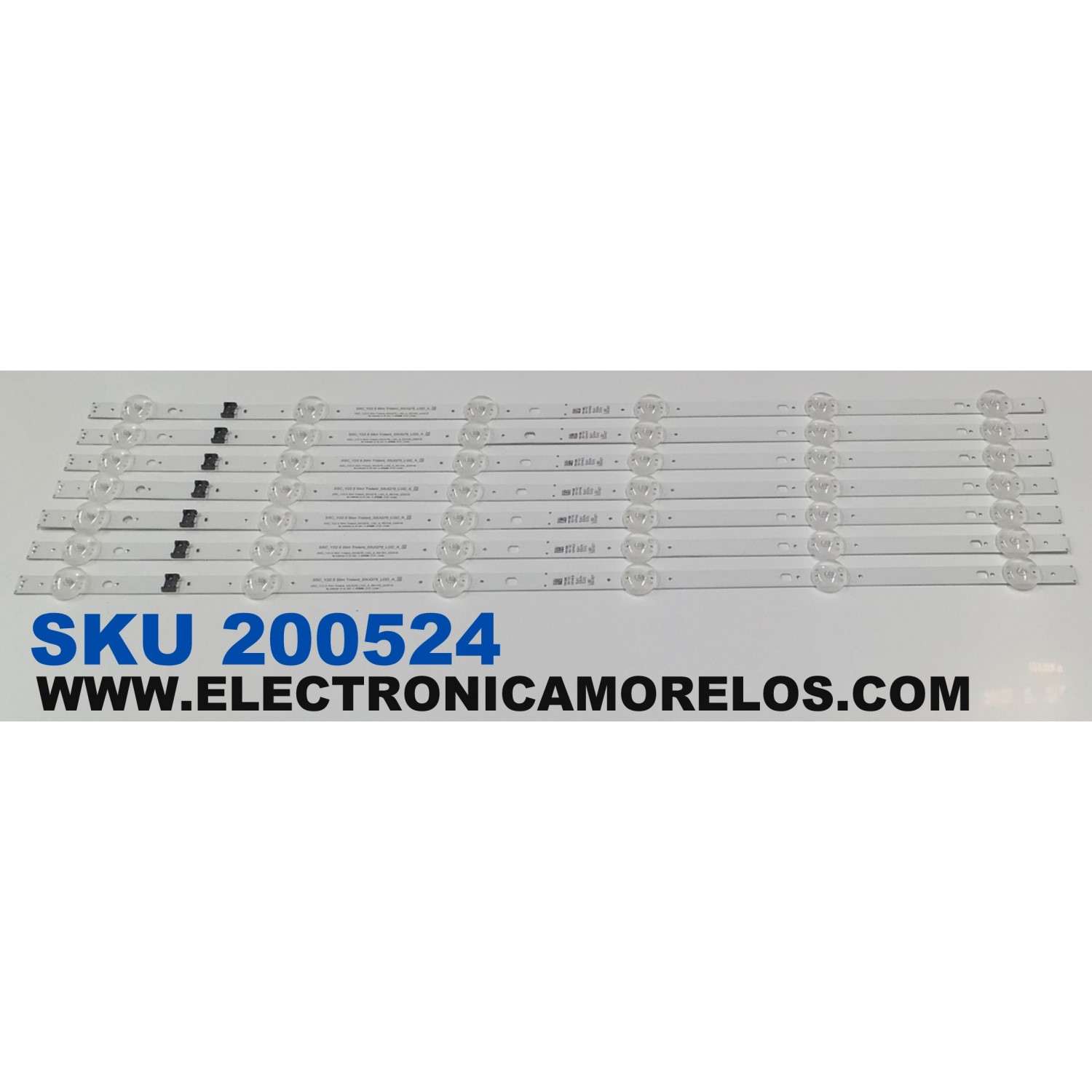 KIT DE LEDS ORIGINAL PARA TV LG 7 PIEZAS / NUMERO DE PARTE EAV65045101 / SSC_Y22.5 SLIM TRIDET_55UQ79_LGD_A_S / SSC_Y22.5 SLIM TRIDET_55UQ79_LGD_A_REV00_220518 / LGD550G7 / MKGB / 21Y1C / PANEL NC550TQG-AAKHC / MODELO 55UR7800PSB / 55UR7800PSB.BWMYLJM