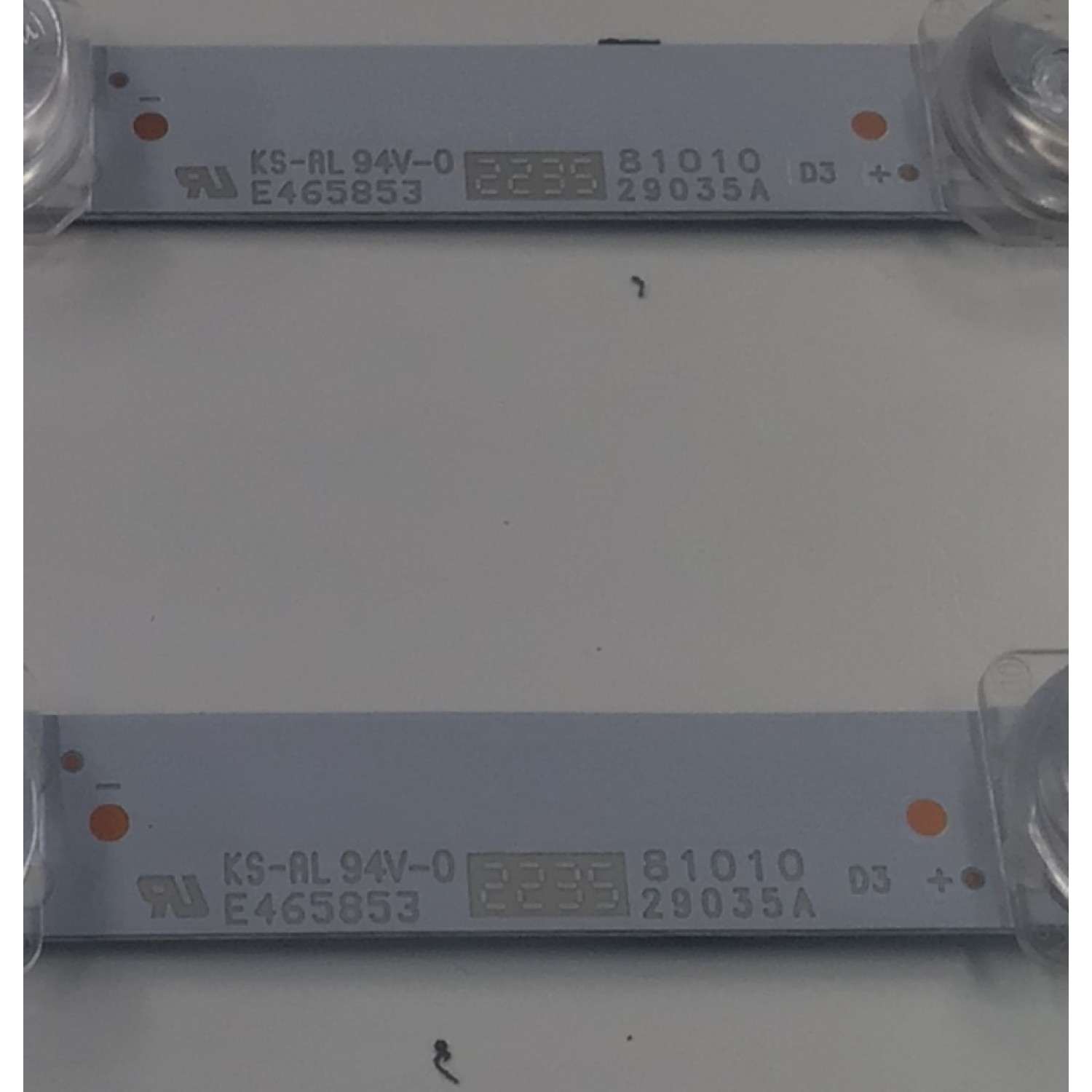 KIT DE LEDS PARA TV VIZIO ORIGINAL 2 PIEZAS / NUMERO DE PARTE LB5800K V0_00 / LB5800K V0 00 / 210BZ18D0B33MBR00L / E465853 / 3B586 000002R / MODELOS M585M-K01 / V585M-K01 - Imagen 2