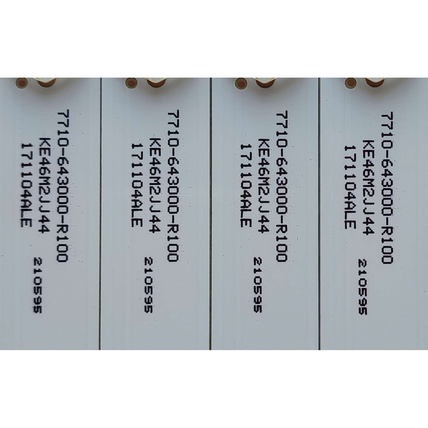 KIT DE LEDS PARA TV LG (8 PZ) / NUMERO DE PARTE CRH-A4330300105R6CNRVE1.0LTK / CRH-A4330300104L6CNRVE1.0 LTK / 7710-643000-R100 / 7710-643000-L100 / KE46M2JJ44 / PANEL RLD430WY (LD0-304) / LC430DGJ(SK)(A4) / MODELO 43UJ6200-UA.CUSYLH - Imagen 4