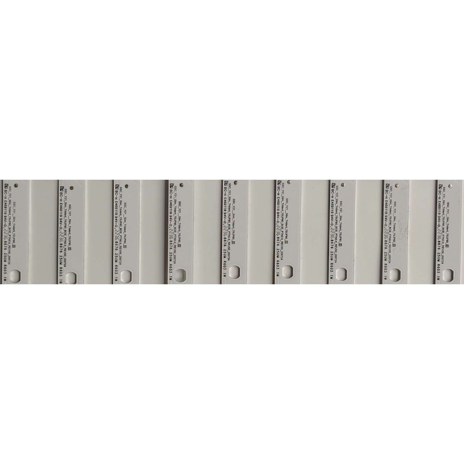 KIT DE LEDS PARA TV LG (9 PZ) / NYUMERO DE PARTE EAV65035001 / SSC_Y21_SLIM_TRIDENT_75UP80_BOE_PTN0.6_REV00_200724 / PANEL NC750TQG-ABKH3 / MODELO 75UQ7070ZUD.BUSFLKR - Imagen 3