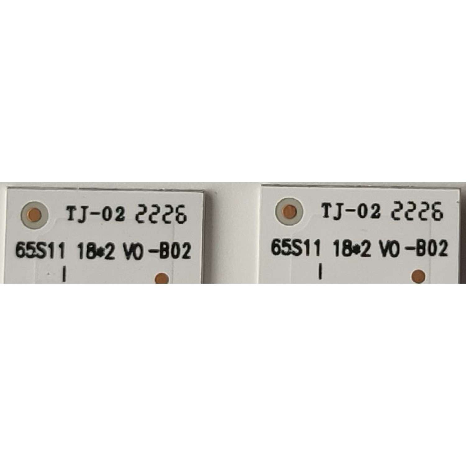 KIT DE LEDS PARA TV TCL ORIGINAL 2 PIEZAS / NUMERO DE PARTE 65S11 18*2 V0 / 65S1118X2 / 65S1118*2 V0-B02 / B0101-000623 / LS2C10V2C / 220820 / PANEL LVU650NDEL CS9W49 V1 / ST6451D06-3 VER.2.1 / MODELOS 65S455 / 65S453 / 65S41 / 65S41R / 65S451 - Imagen 4