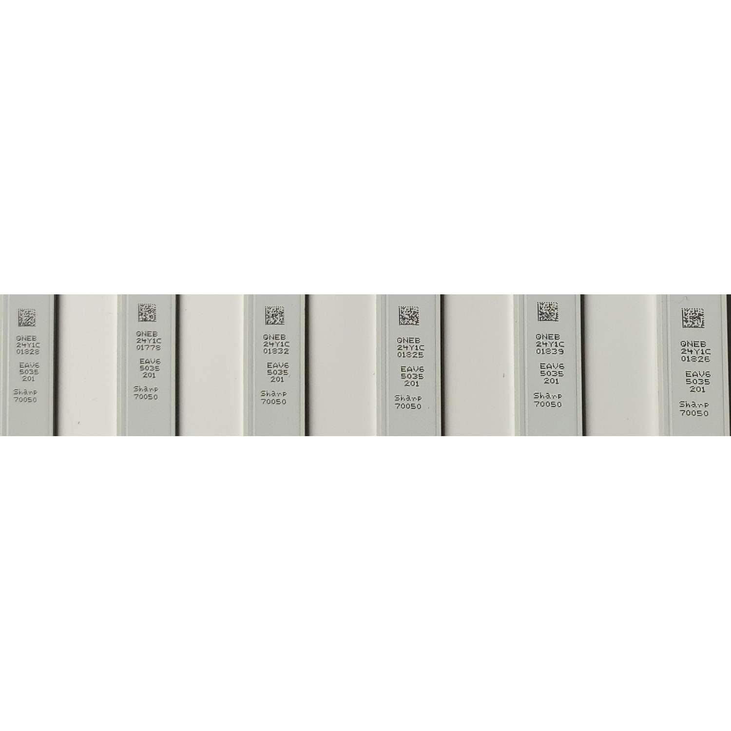 KIT DE LEDS ORIGINAL PARA TV LG 9 PIEZAS / NUMERO DE PARTE EAV65035201 / SSC_Y21 SLIM_TRIDEN_70UP80_PTN2_REV00_200820 / PANEL NC700TQG-VSKH5 / MODELO 70UQ7590PUB - Imagen 2