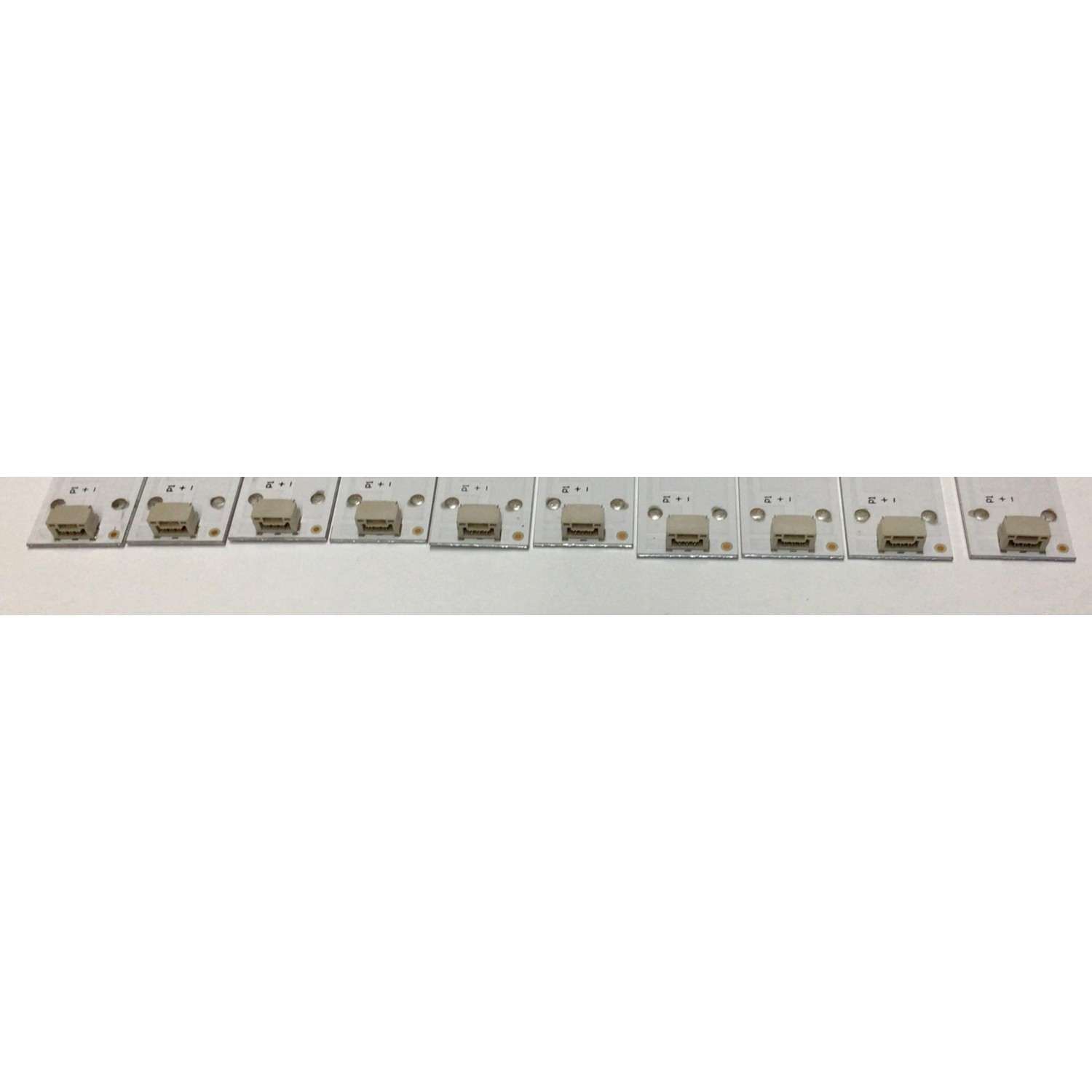 KIT DE LED'S PARA TV KALLEY (10 PIEZAS) / NUMERO DE PARTE 4C-LB550T-HRGC / 55HR332M05AD / 55A7000 / HBH-L1 / PANEL LVU550LGDX E0110 / MODELO K-LED55UHDSPK - Imagen 2