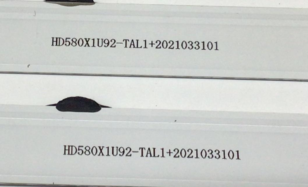 KIT DE LED'S PARA TV HISENSE (3 PIEZAS) / NUMERO DE PARTE HD580X1U92 / JL.D580E1330-003AS-M_V01 / HD580X1U92-TAL1+2021033101 / 0539 083562 / 1263659 / PANEL HD580X1U92-TAL1 / DISPLAY CC580PV5D / MODELO 58R6E3 - Imagen 3
