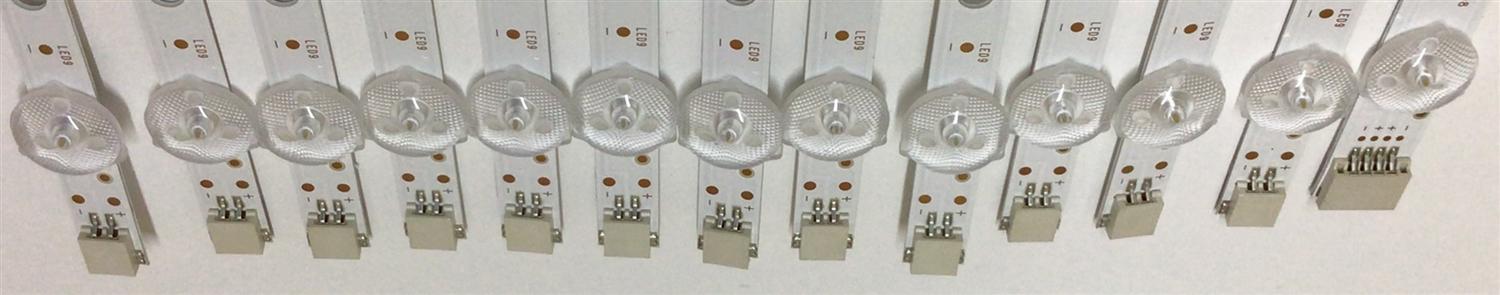 KIT DE LED'S PARA TV PANASONIC (13 PIEZAS) / NUMERO DE PARTE JL.D75042330-078CS-M_V01 / BC-H94V-0 E469119 HB.2 / 30105869DA12 / JL.D75091330-078CS-M_V01 / 30105868DB12 / PANEL HV750QUB-F90 / MODELO TH-75CQE1W - Imagen 4