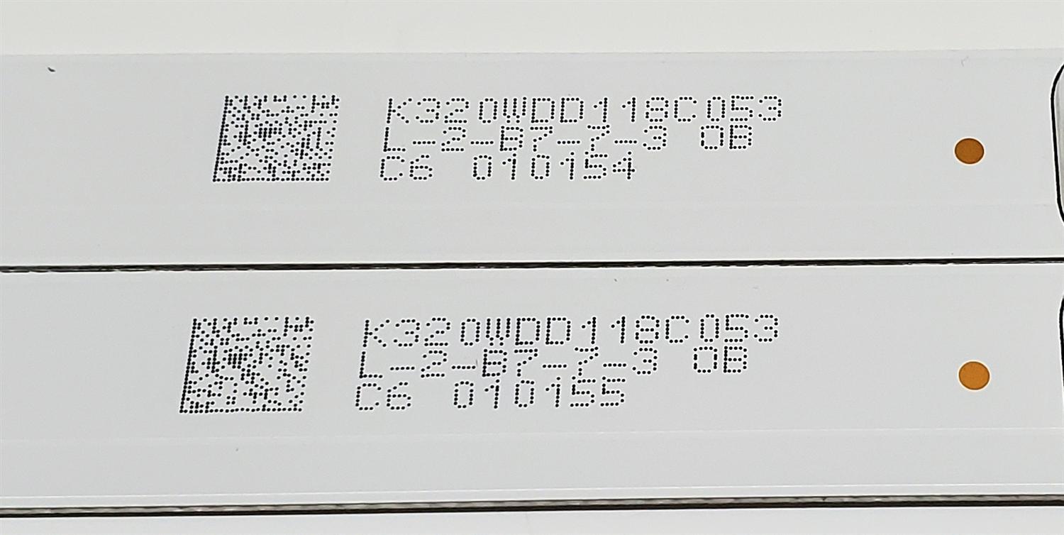 KIT DE LED'S PARA TV ACONATIC ((2 PIEZAS)) / NUMERO DE PARTE K320WDD1 / K320WDD1 A3 / 4708-K320WD-A3113N11 / 471R1P62 / K320WDD1 18C053 / L-2-B7-3 0B / MODELOS 32HS522AN / 32HS534AN - Imagen 4
