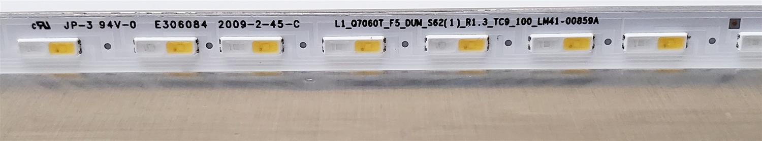 LED PARA TV SAMSUNG QLED ((1 PIEZA)) / NUMERO DE PARTE BN96-50385A / BN61-15486A / LM41-00859A / L1_Q7060T_F5_DUM_S62(1)_R1.3_TC9_100_LM41-00859A / Y18 NU7K 65'' / PANEL CY-RT065HGAV4H / MODELO QN65Q6D / QN65Q6DTAFXZA AD02 / ((MEDIDAS 1.43M x 12CM)) - Imagen 3