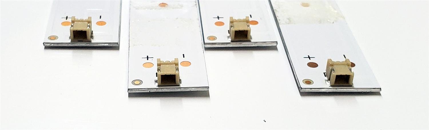 KIT DE LED'S PARA TV SANSUI ((4 PIEZAS)) / NUMERO DE PARTE JL.D5009133-006DS-M_V02 / 30805JF050N10Z02 / 190LM E4 3.0-3.2V / PANEL CX500DLEDM / DISPLAY CV500U2-T01 / MODELO SMX50T1UN - Imagen 4