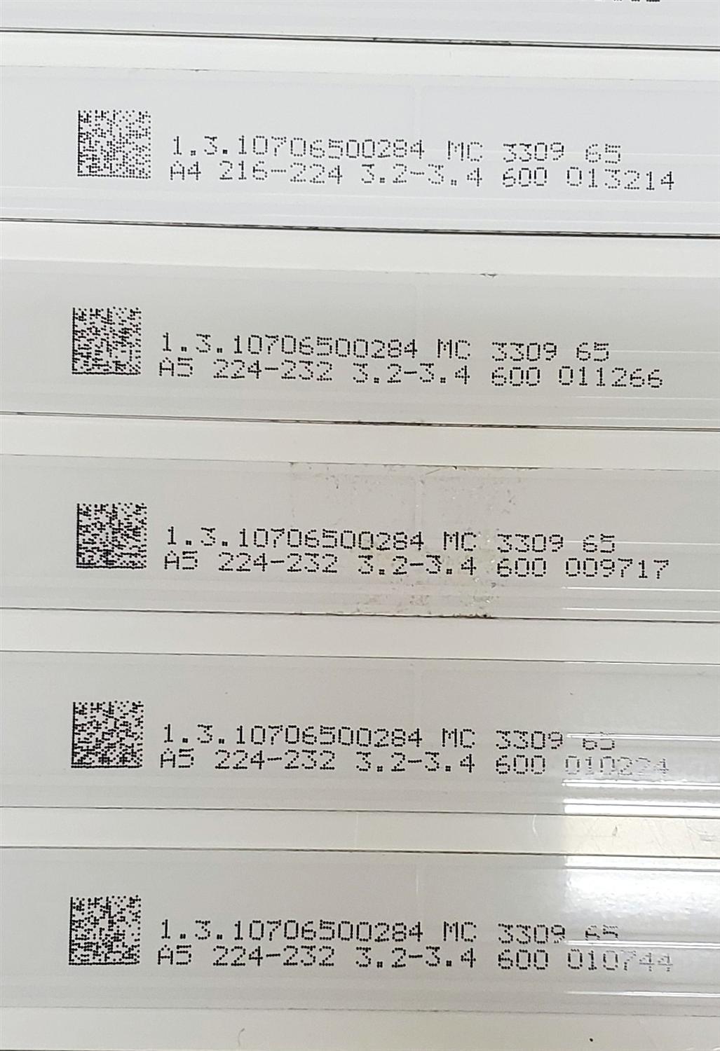 KIT DE LED'S PARA TV EVL 12 PIEZAS ORIGINALES / NUMERO DE PARTE MS-L4478 V4 / 1.3.10706500284 / 1.3.10706500284 MC / E471763 / PANEL G650BD1QUB-19 / MODELO 65NE6900 / 65EVLS4 - Imagen 2