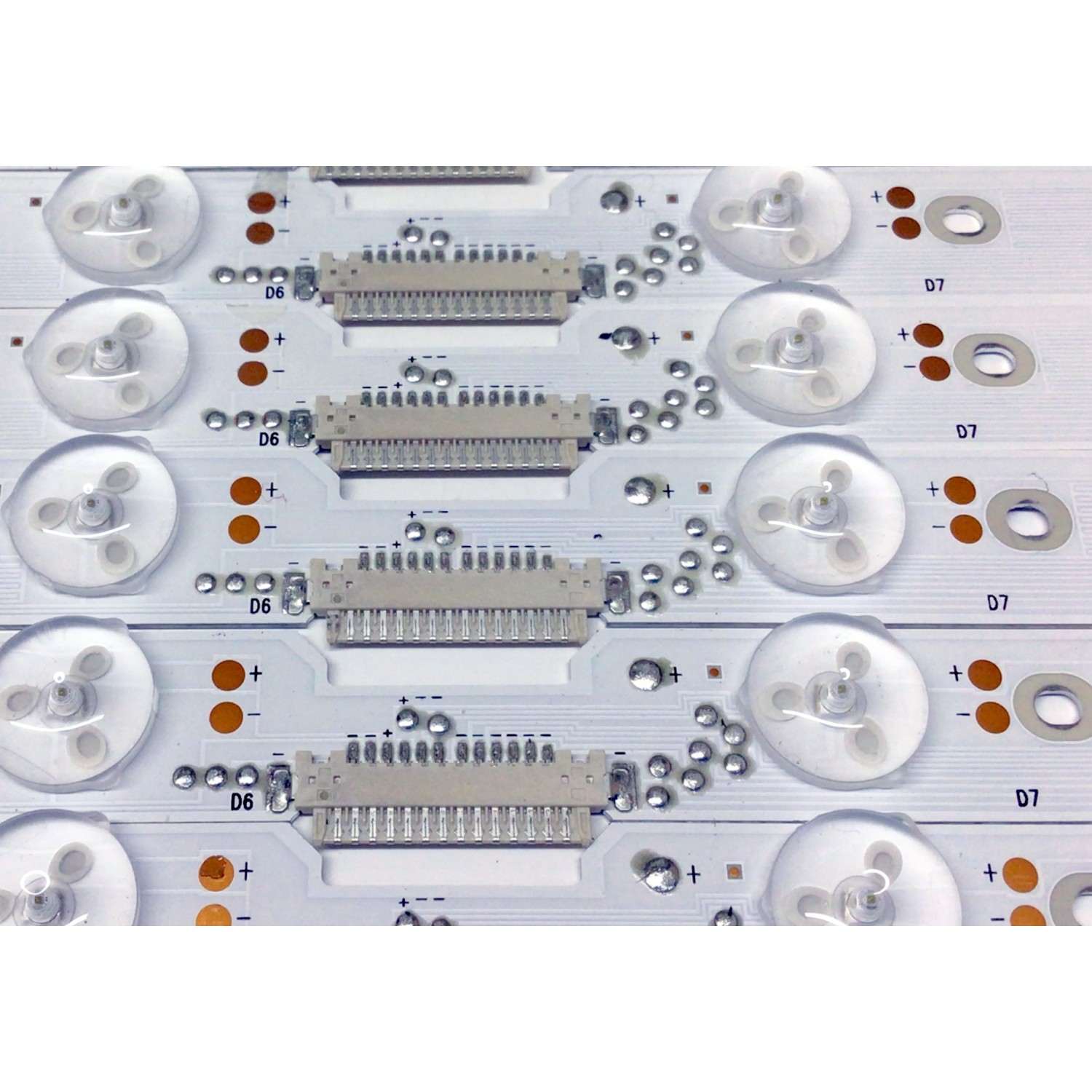 KIT DE LED'S PARA TV HISENSE (30 PIEZAS) / NUMERO DE PARTE LB7502B / HD750Y6Q52+2021022301+L / HD750Y6Q52+2021022301+R / MODELO 75" - Imagen 6