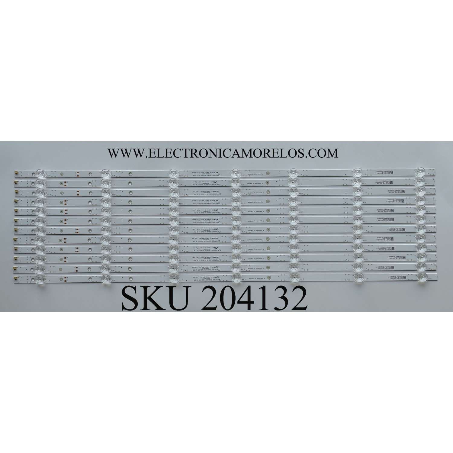 KIT DE LED'S PARA TV PHILIPS ((NUEVOS 12 PIEZAS)) / NUMERO DE PARTE 303HX750011 / HFSX75D07-ZC66AG-04 / 2150000891-1 / 210509NF4 / HX750M12 / PANEL BOEI750WQ1 / MODELO 75PFL5604/F7A