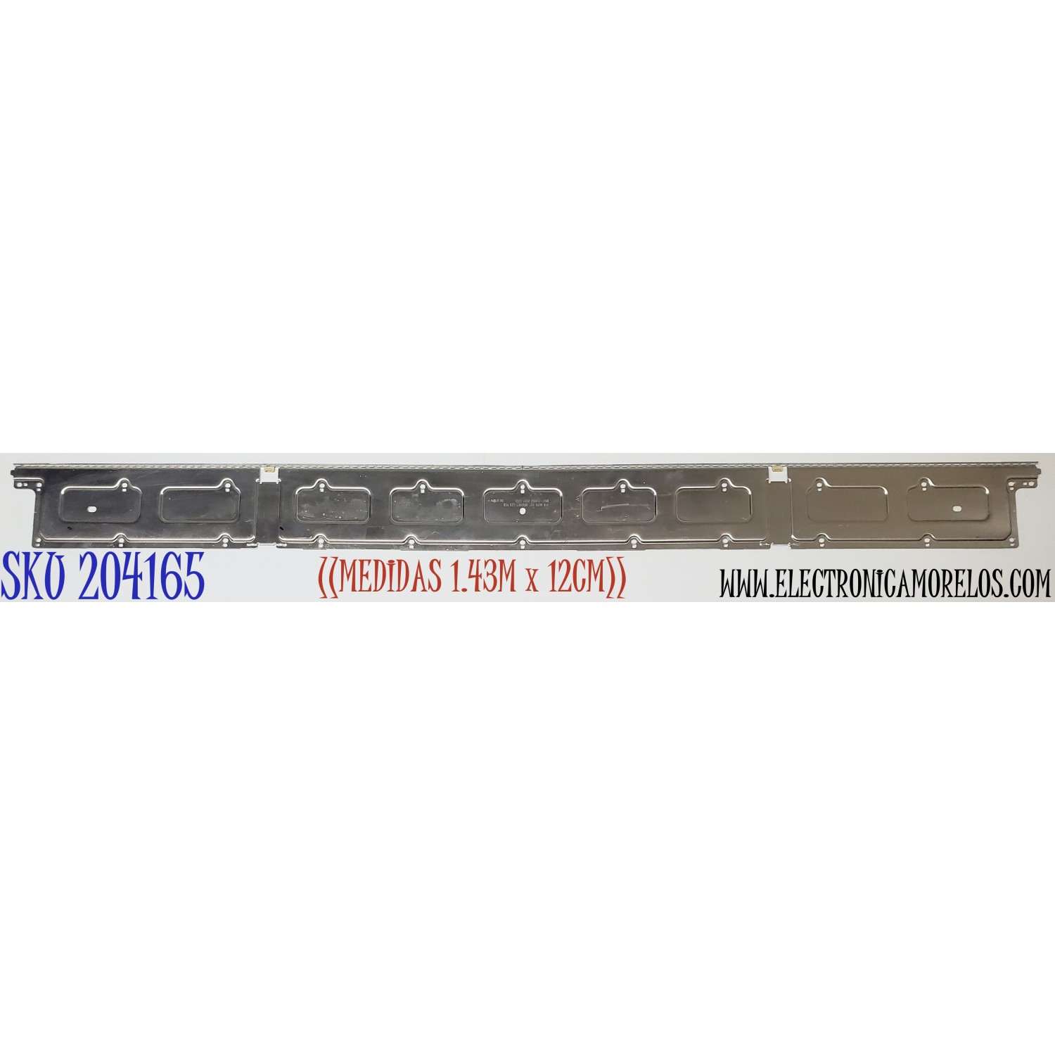 LED PARA TV SAMSUNG QLED ((1 PIEZA)) / NUMERO DE PARTE BN96-50385A / BN61-15486A / LM41-00859A / L1_Q7060T_F5_DUM_S62(1)_R1.3_TC9_100_LM41-00859A / Y18 NU7K 65'' / PANEL CY-RT065HGAV4H / MODELO QN65Q6D / QN65Q6DTAFXZA AD02 / ((MEDIDAS 1.43M x 12CM))
