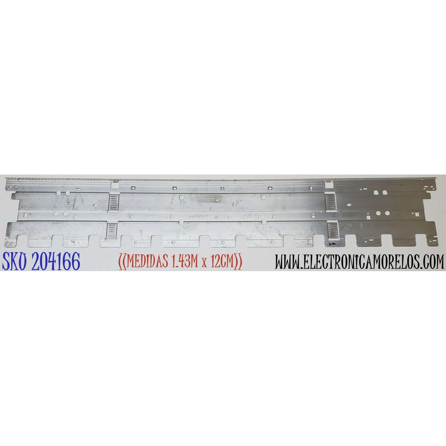 LED PARA TV SAMSUNG ((1 PIEZA)) / NUMERO DE PARTE BN96-52584A / LM41-01050B / L1_Q60A / E5_DFM / S66(1)_R1.2 / V1B_100 / BN61-17498A / MODELOS QN55Q6DAAFXZA AA01 / QN55Q60AAFXZA FI13 / QN55Q60AAFXZA XQ11 / QN55LS03BAFXZA CA09 / ((MEDIDAS 1.43M x 12CM))