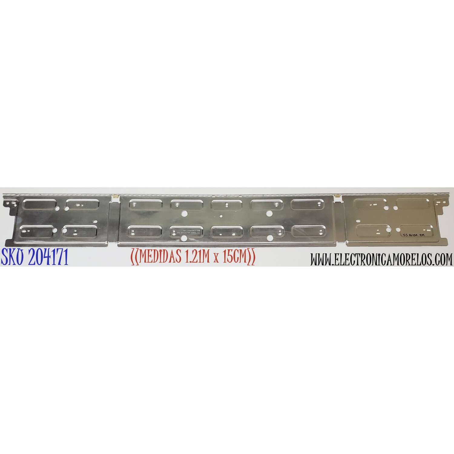 LED PARA TV SAMSUNG ((1 PIEZA)) / NUMERO DE PARTE STC550F96 / BN96-52595A / BN61-17492A / AU8K/9K_STC550F96_7020_2IN1_48LEDs_REV1.0_201020 BN96-52595A C / Y21 55Q60A / PANEL CY-SA055HGHV1H / MODELOS UN55AU8 / UE55AU8 / UA55AU8 / (( MEDIDAS 1.21M x 15CM))