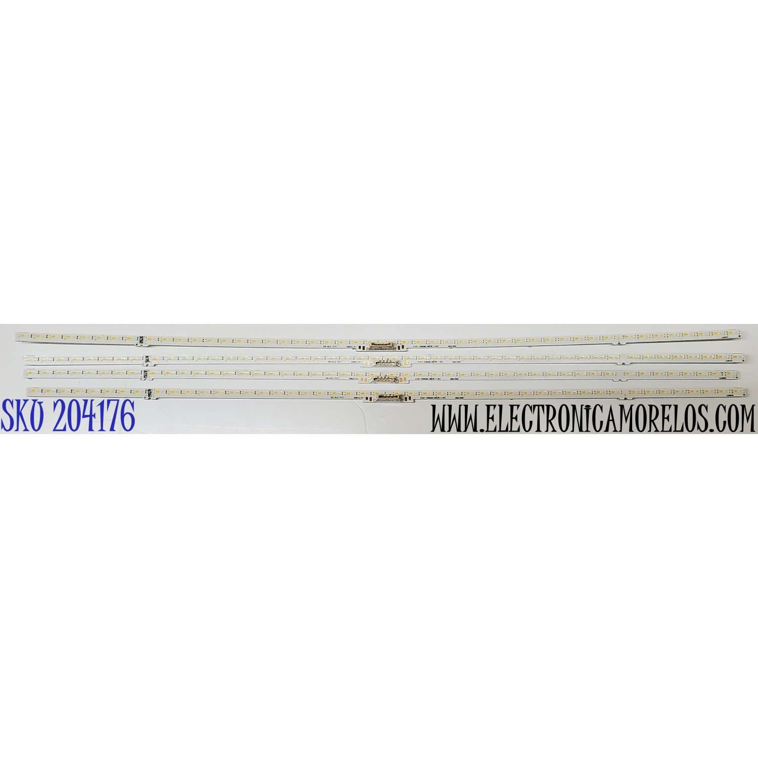 KIT DE LED'S PARA TV SAMSUNG ((4 PIEZAS)) / NUMERO DE PARTE S1Q7-750SM0-R0 / BN96-52601A / BN61-17499A / Y21 75Q70A / 48EA/BAR / BN61-17499A002 / PANEL CY-QA075FHV1H / MODELOS QN75LS03 / QN75LS03AAFXZA / QN75Q7D / QN75Q7DAAFXZA