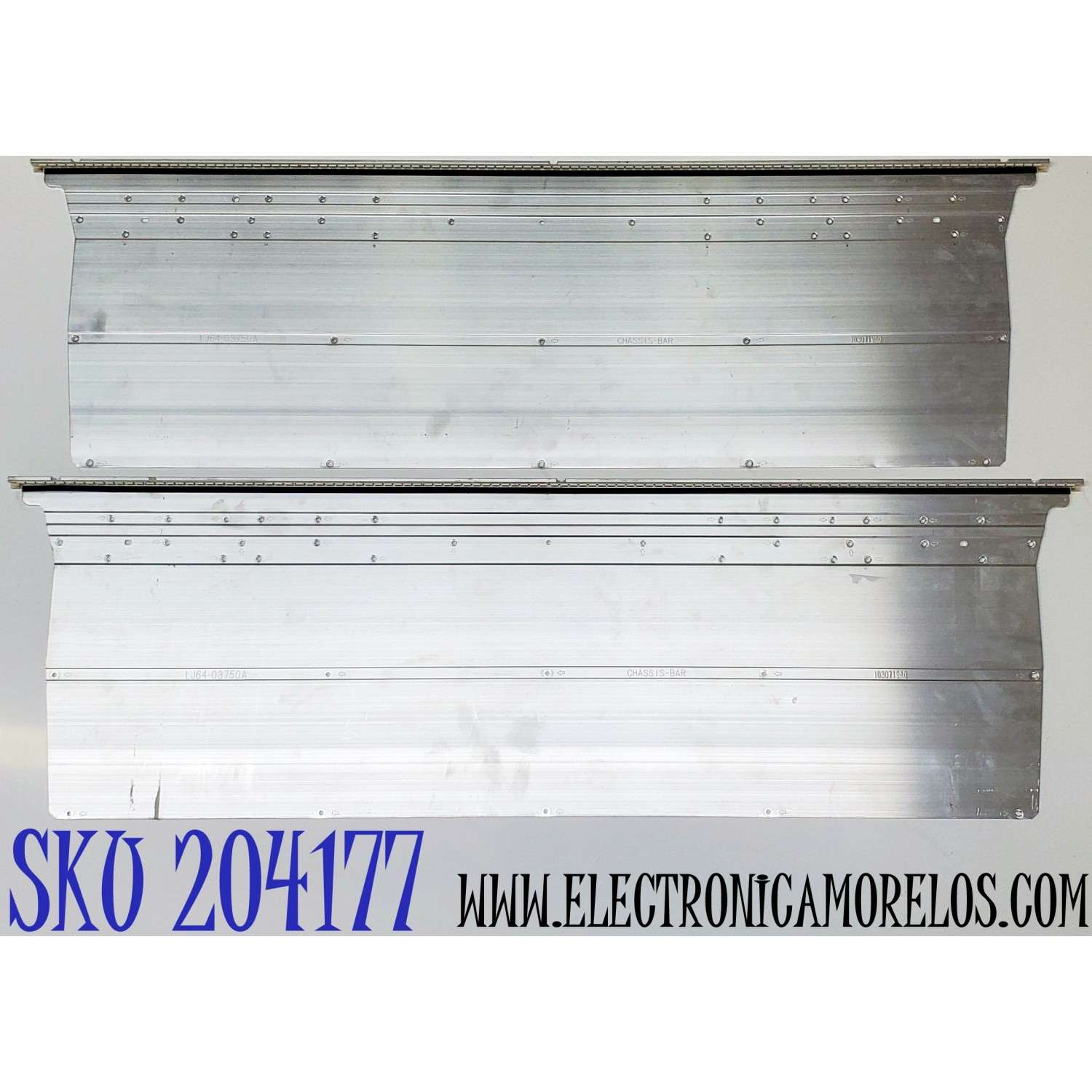 KIT DE LED'S PARA MONITOR SMART® ((2 PIEZAS)) / NUMERO DE PARTE STS700A02_54LED_ATYPE_REV.4_120725 / STS700A02_54LED_BTYPE_REV.4_120725 / LJ64-03750A / I030719A0 / BN61-17499A002 / PANEL LTI700HA02 / MODELO SBID8070I-G4 / ((MEDIDAS 88CM x 28CM))