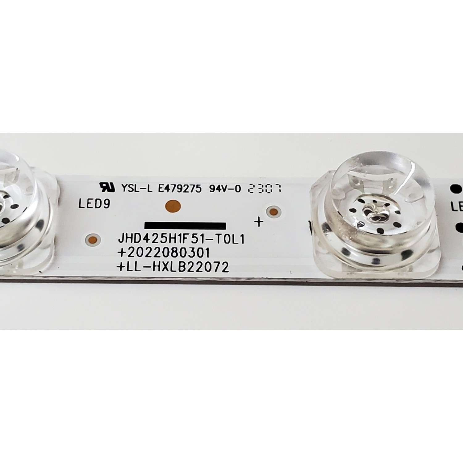 LED PARA TV HISENSE ORIGINAL 1 PIEZA / NUMERO DE PARTE JHD425H1F51-T0L1 / JHD425H1F51-T0L1+2022080301+LL-HXLB22072 / 2022080301 / LL-HXLB22072 / LB22072 / E479275 / 1302879 / 230212LC53325 B1 / PANEL JHD425H1F51-T0 / MODELOS 43A4KV / 43A4KR / 43H4030F4 - Imagen 3