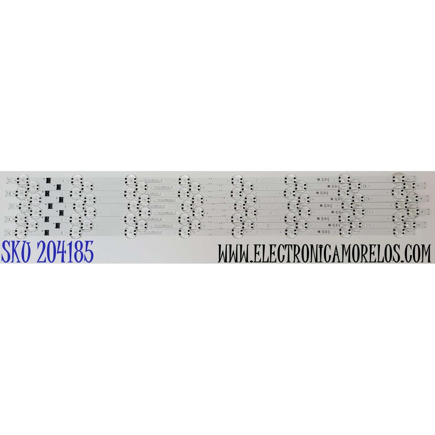 KIT DE LED'S PARA TV LG NANOCELL ((9 PIEZAS)) / NUMERO DE PARTE EAV65033201 / SSC_Y21_SLIM_TRIDENT_75NANO75_CS0T_S / SSC_Y21_SLIM_TRIDENT_75NANO75_CS0T_PTN0.6_REV00_210624 / CS0T 750D8_T / PANEL NC750TQG-VCKP1 / MODELO 75NANO75UQA / 75NANO75UQA.BUSCLKR