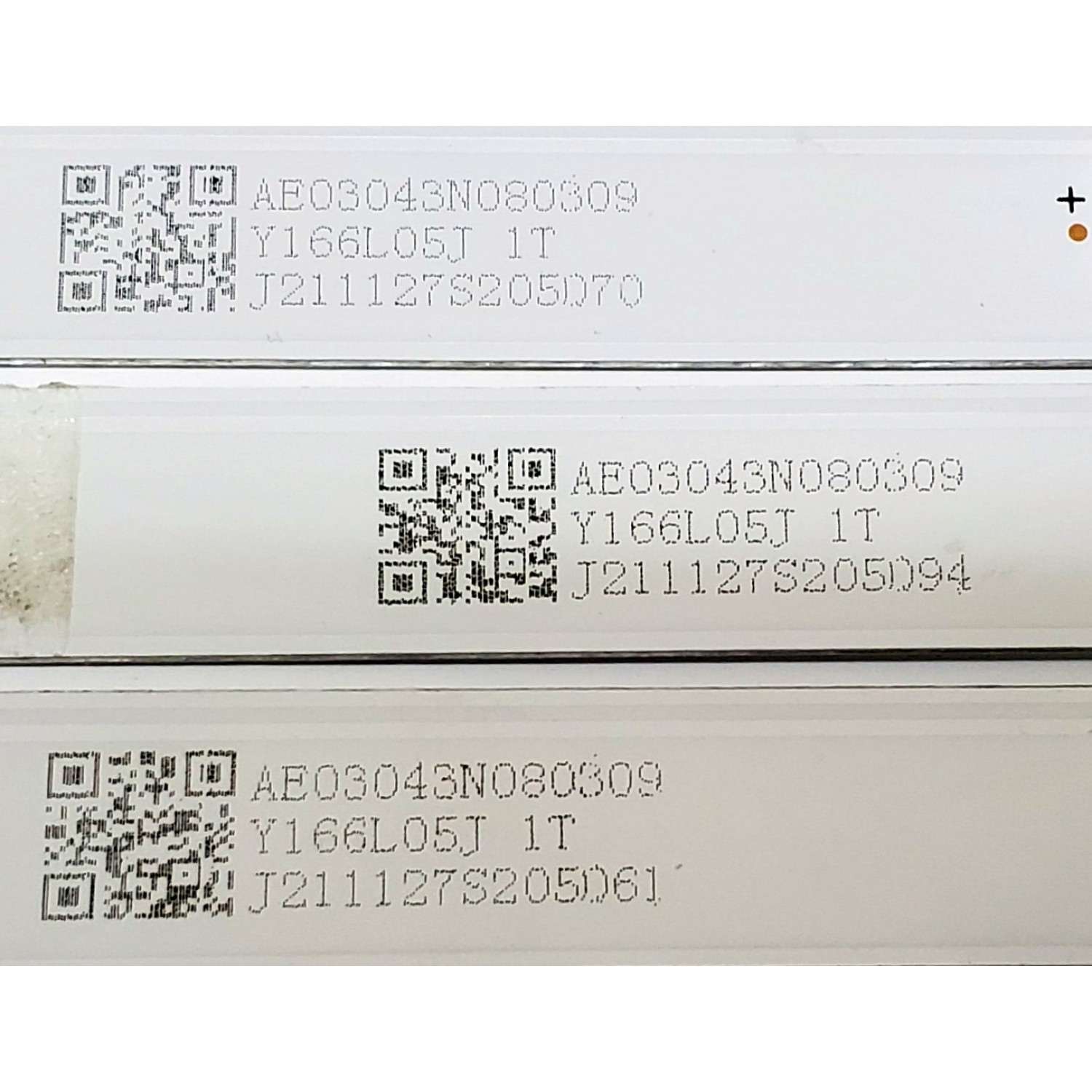 KIT DE LED'S PARA TV WINIA ((3 PIEZAS)) / NUMERO DE PARTE JL-010-D43030801-02S V1 / AE03043N080309 / Y166L05J / JHC-L E517260 / PANEL LC430EQY (SN)(A2) / MODELO U43B9000QN - Imagen 3