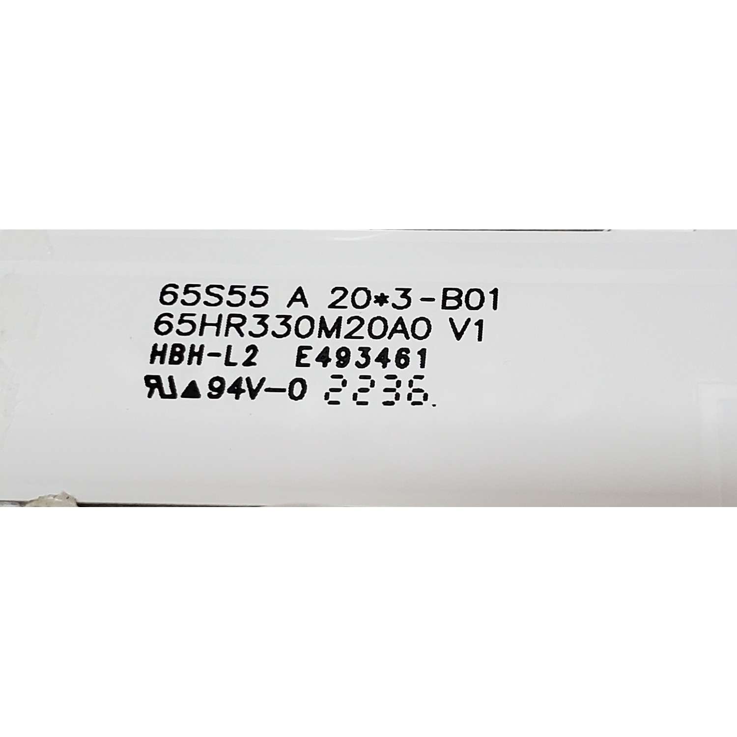 KIT DE LED'S PARA TV TCL ((7 PIEZAS)) / NUMERO DE PARTE 65HR330M20A0 V1 / 65HR330M20B0 V1 / 65S55 B 20*4-B01 / 65S55 A 20*3-B01 / HBH-L2 / E493461 / LG8B05U1B / B0101-000373 / B0101-000374 / DISPLAY ST6451D06-3 / MODELO 65S555 - Imagen 3