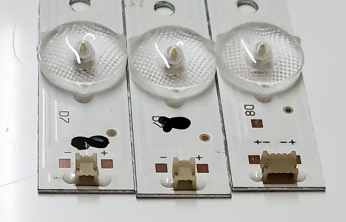 KIT DE LED'S PARA TV FURRION ((3 PIEZAS)) / NUMERO DE PARTE 6501L632000060 / 6501L632000050 / 3BL-T6324102-26 / 3BL-T6324102-12 / 2301032D900580 / 2301032D900570 / YF-QY3004HLFD-0001 / PANEL HK315LEDM-JH69H / DISPLAY PT320AT01-01 / MODELO FEHS32D9A - Imagen 3