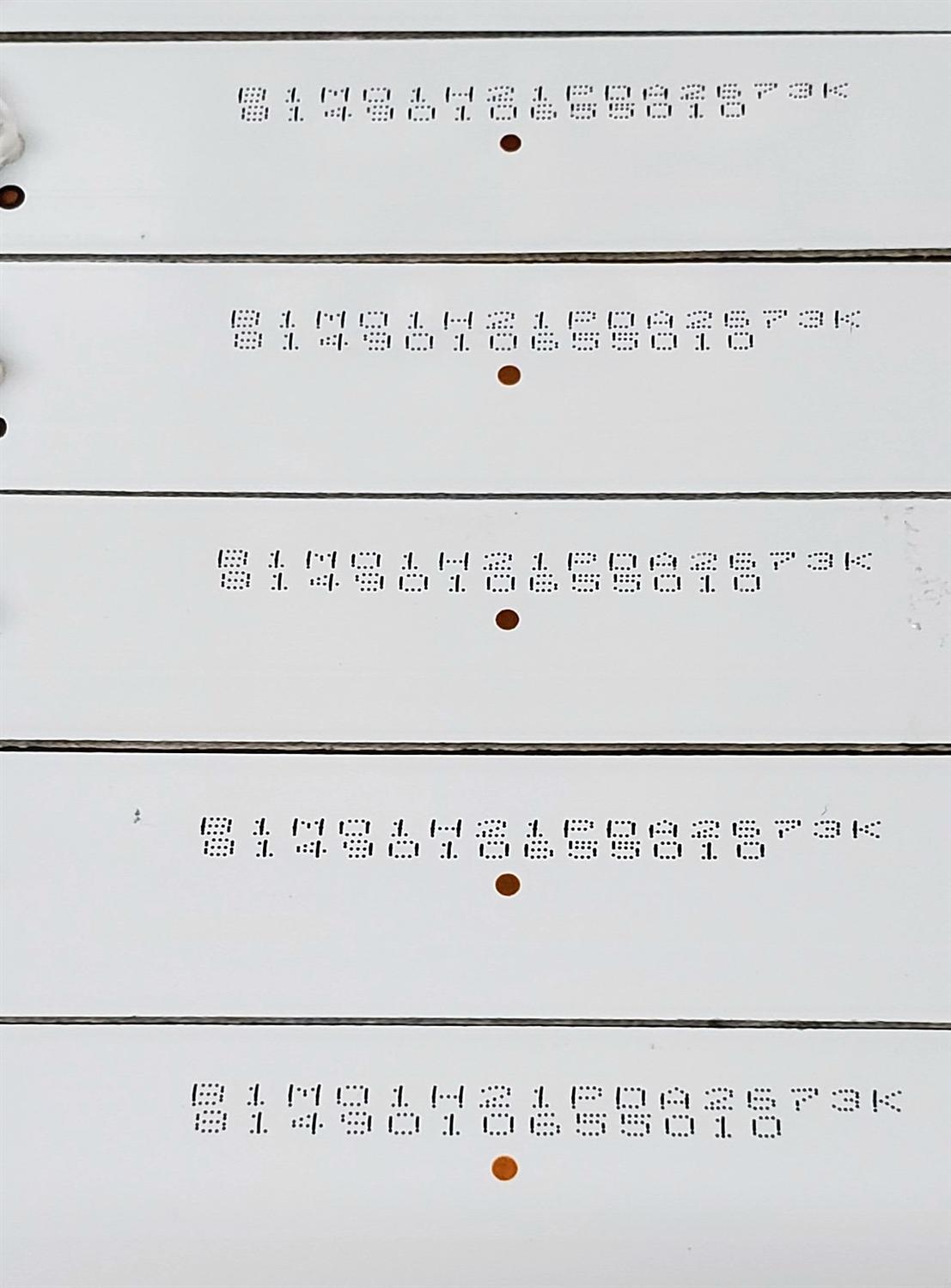 KIT DE LED'S PARA TV LENOVO ((12 PIEZAS)) / NUMERO DE PARTE CRH-K553535T120662H-REV1.1 / 8149010655010 / E355813 / 201876 / B1M01H21PDA2673K / CRH-K553535T120662H / MODELOS 55E6 / 55G5U / 55G5i / 55E6T - Imagen 3
