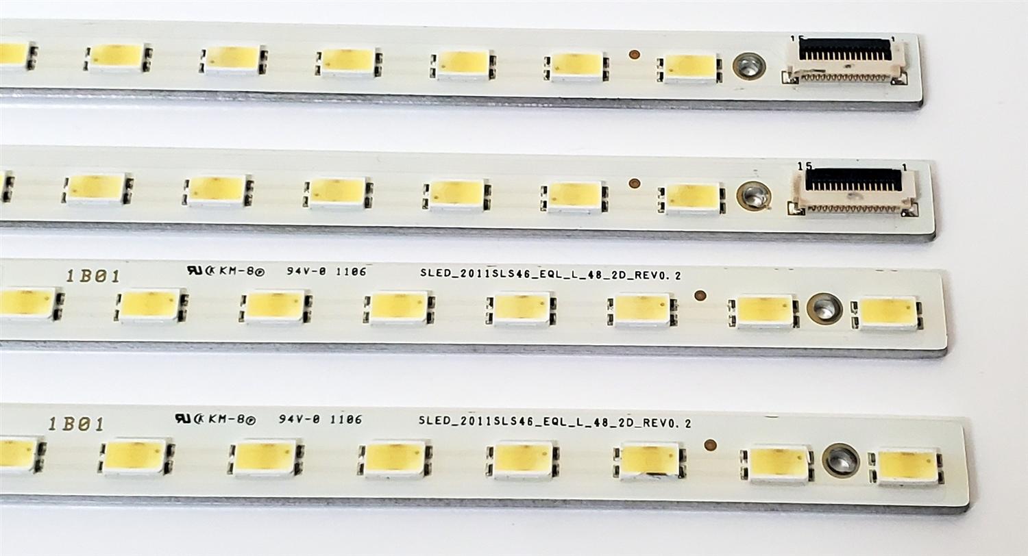 KIT DE LED'S PARA TV SONY ((4 PIEZAS)) / NUMERO DE PARTE SLED_2011SLS46_EQL / SLED_2011SLS46_EQL_L_48_2D_REV0.2 / SLED_2011SLS46_EQL_R_48_2D_REV0.2 / PANEL'S LSY460HQ01 / LTY460HQ04 / MODELO KDL-46HX820 / KDL46HX820 - Imagen 3